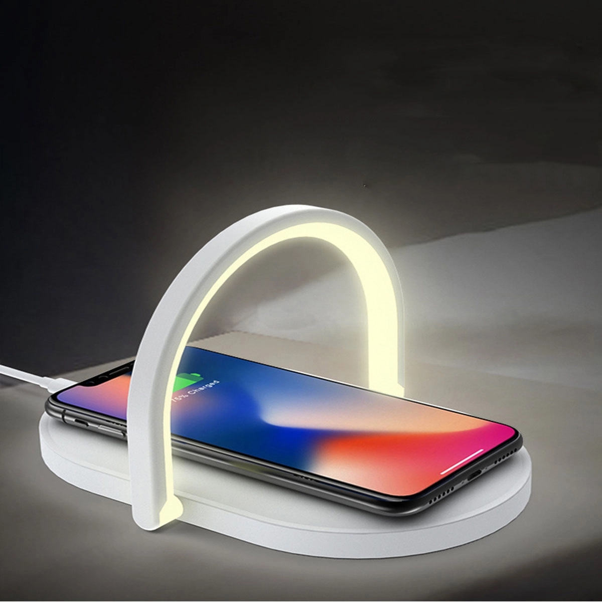 Led Light With Fast Wireless Charger 3