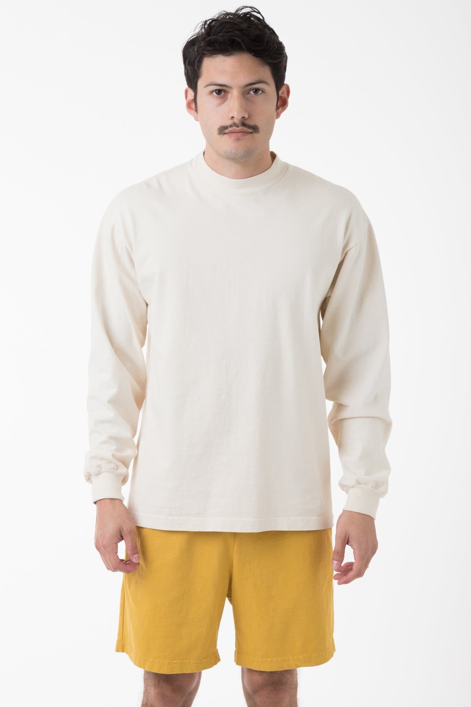L/S MOCK NECK SHIRT 7.5OZ 1