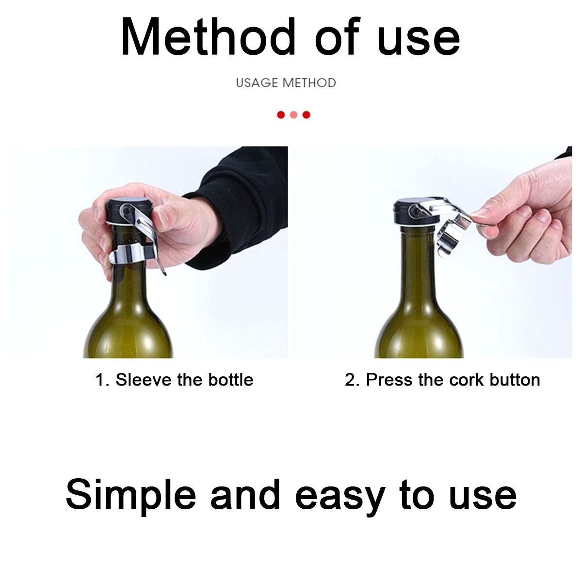 Stainless Steel Champagne Stopper 5