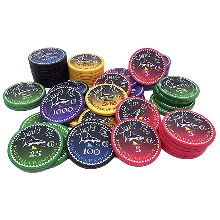 Ceramic Casino Style Poker Chip 3