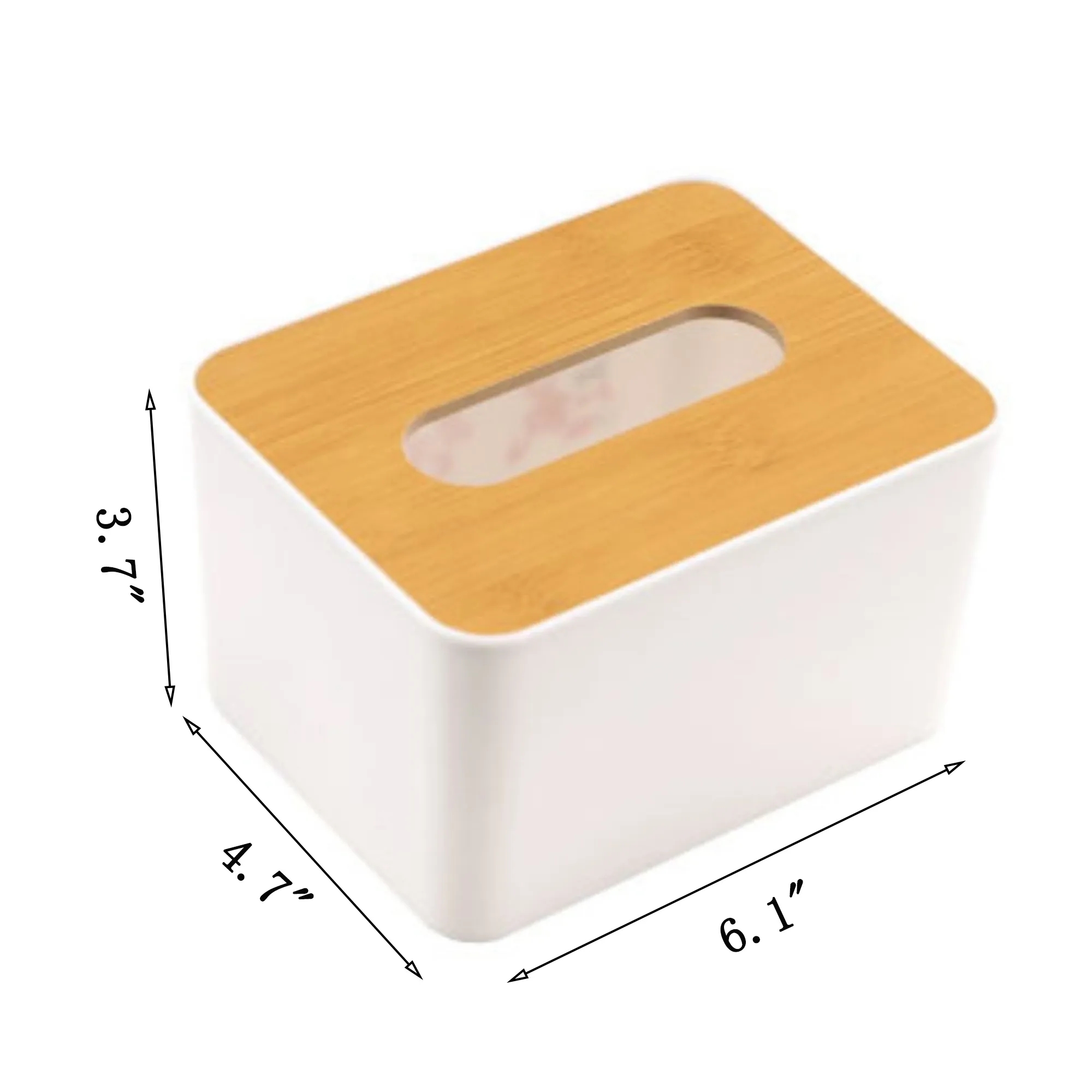 Wooden lid tissue box 3