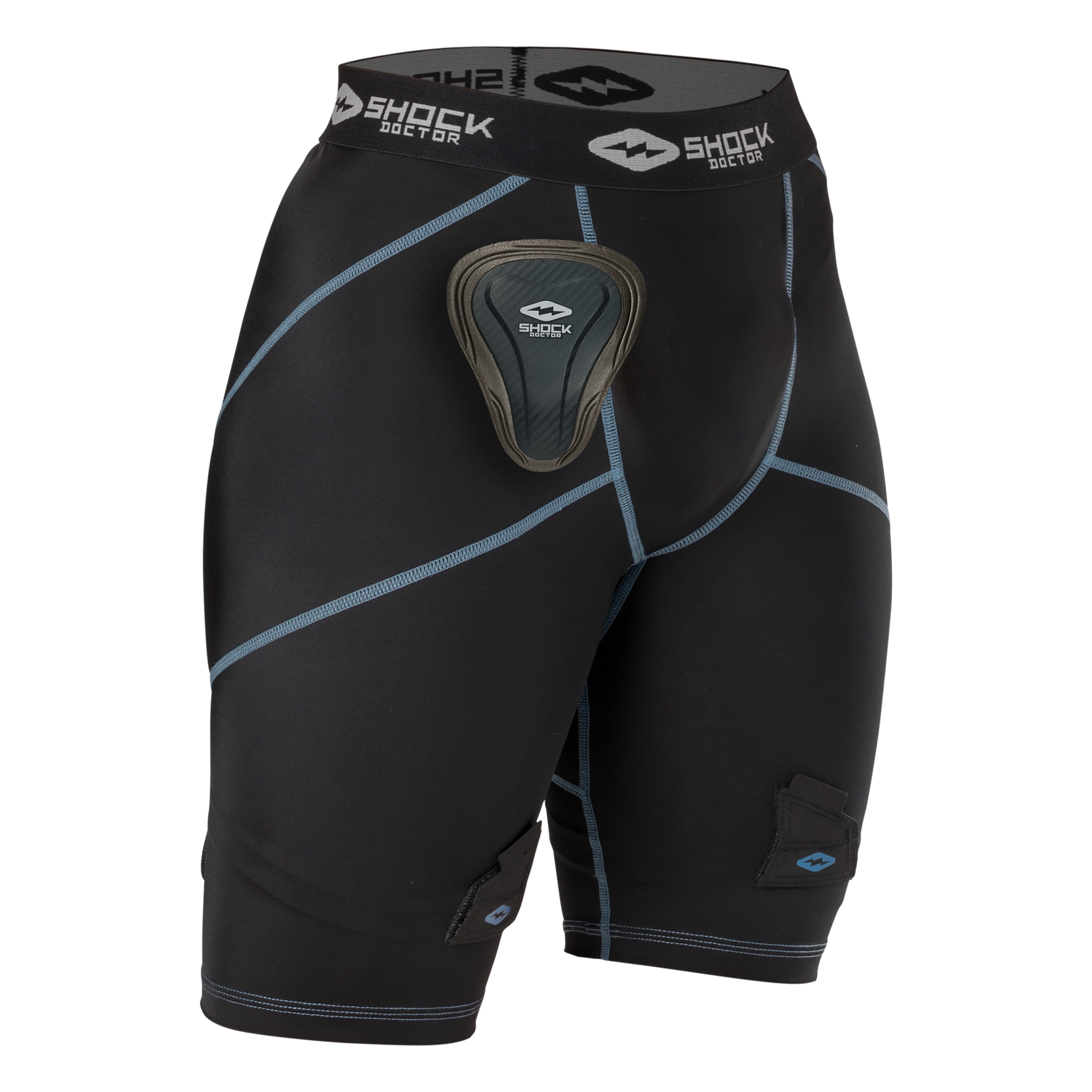 Wm's Compression Hockey Short w/ Pelvic Protector 1