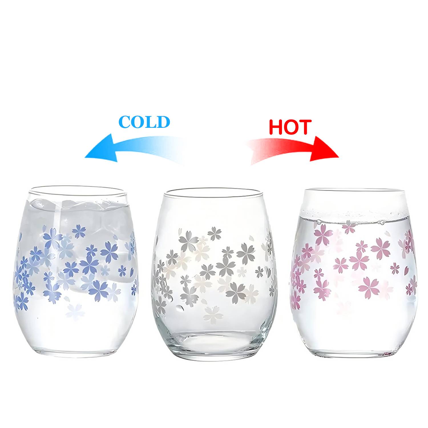 12oz Color Changing Glass Cup – Heat-Resistant & Durable 1