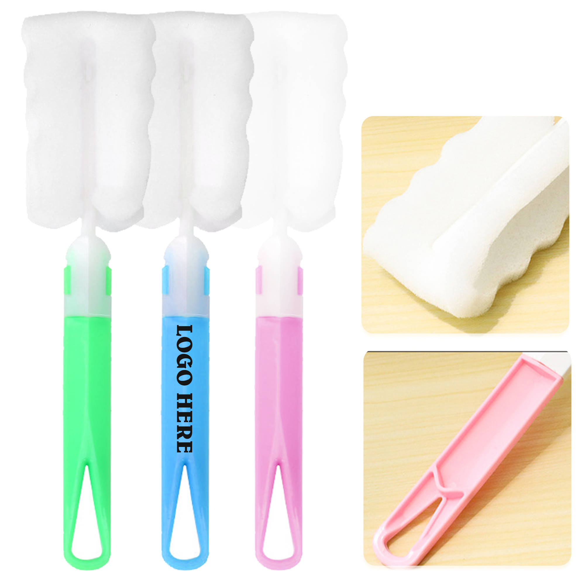 Kitchen Cleaning Sponge Brush 2