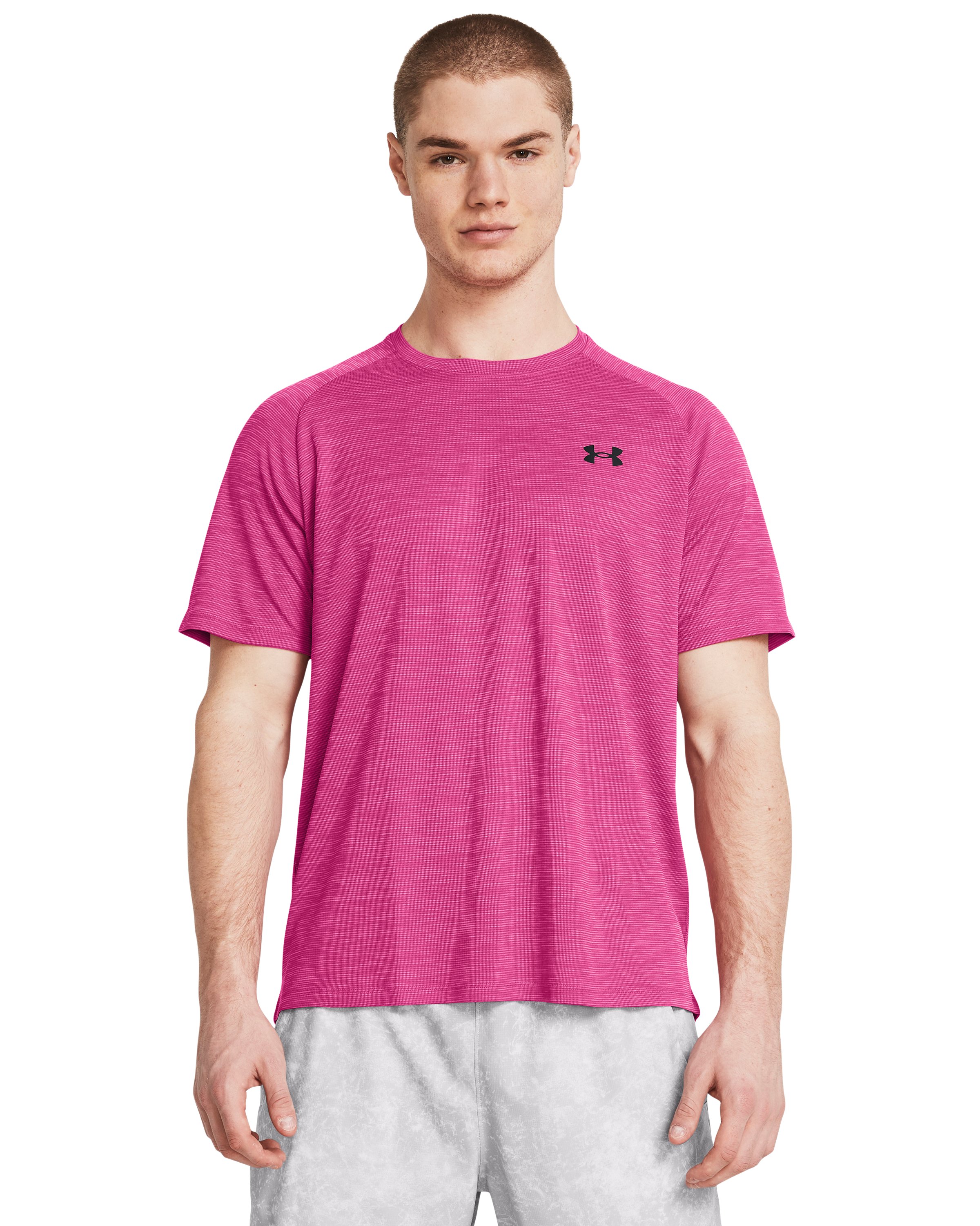 UA Tech Textured Men's Short Sleeve 2