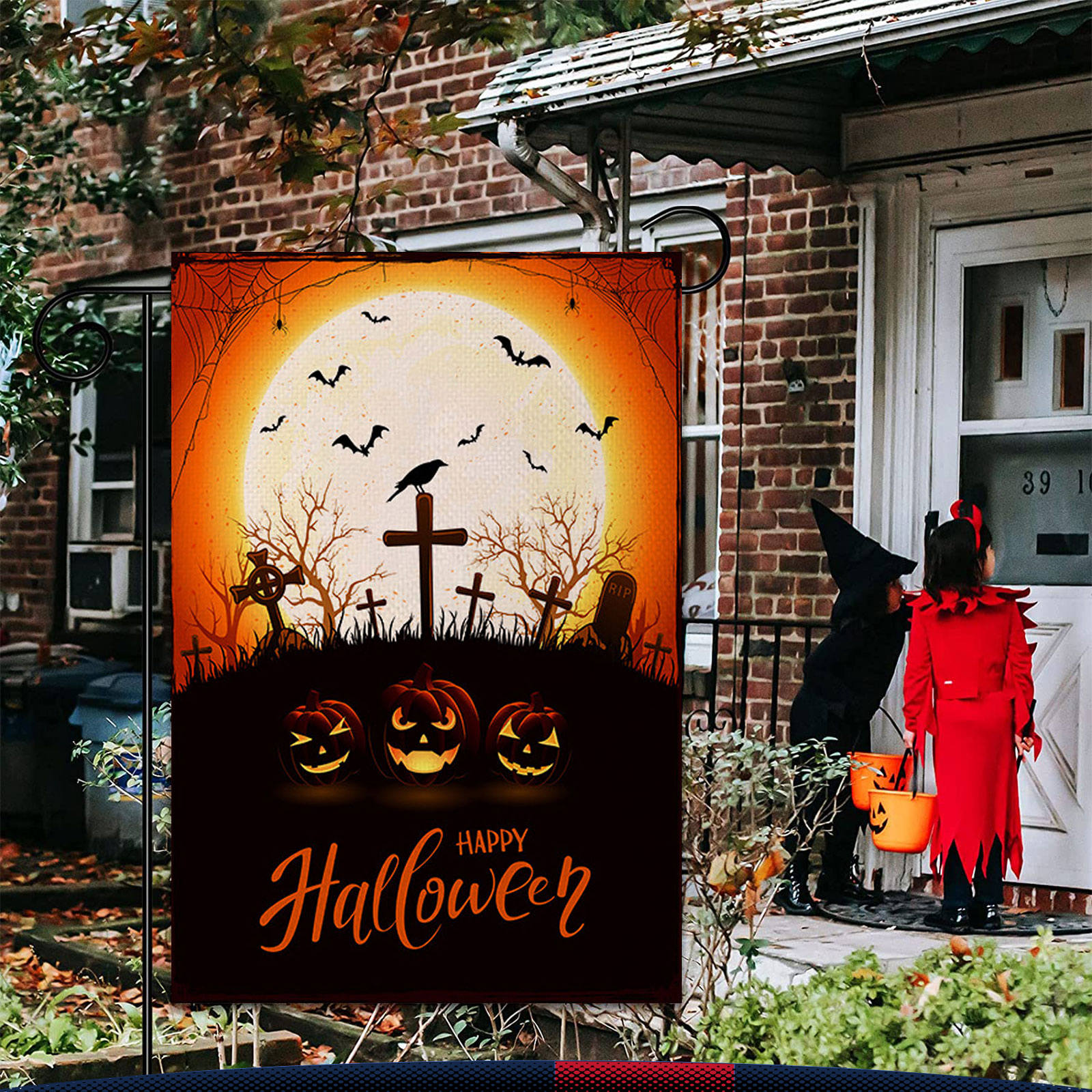 Halloween Garden Flags 2