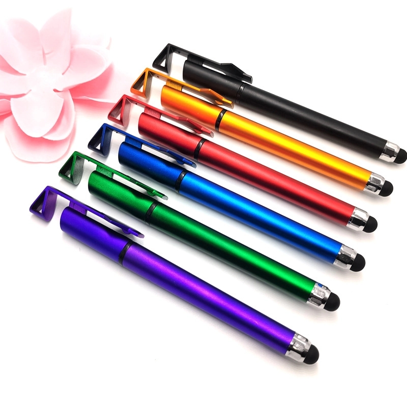 Plastic Pens with Touch Screen Stylus and phone holder 6