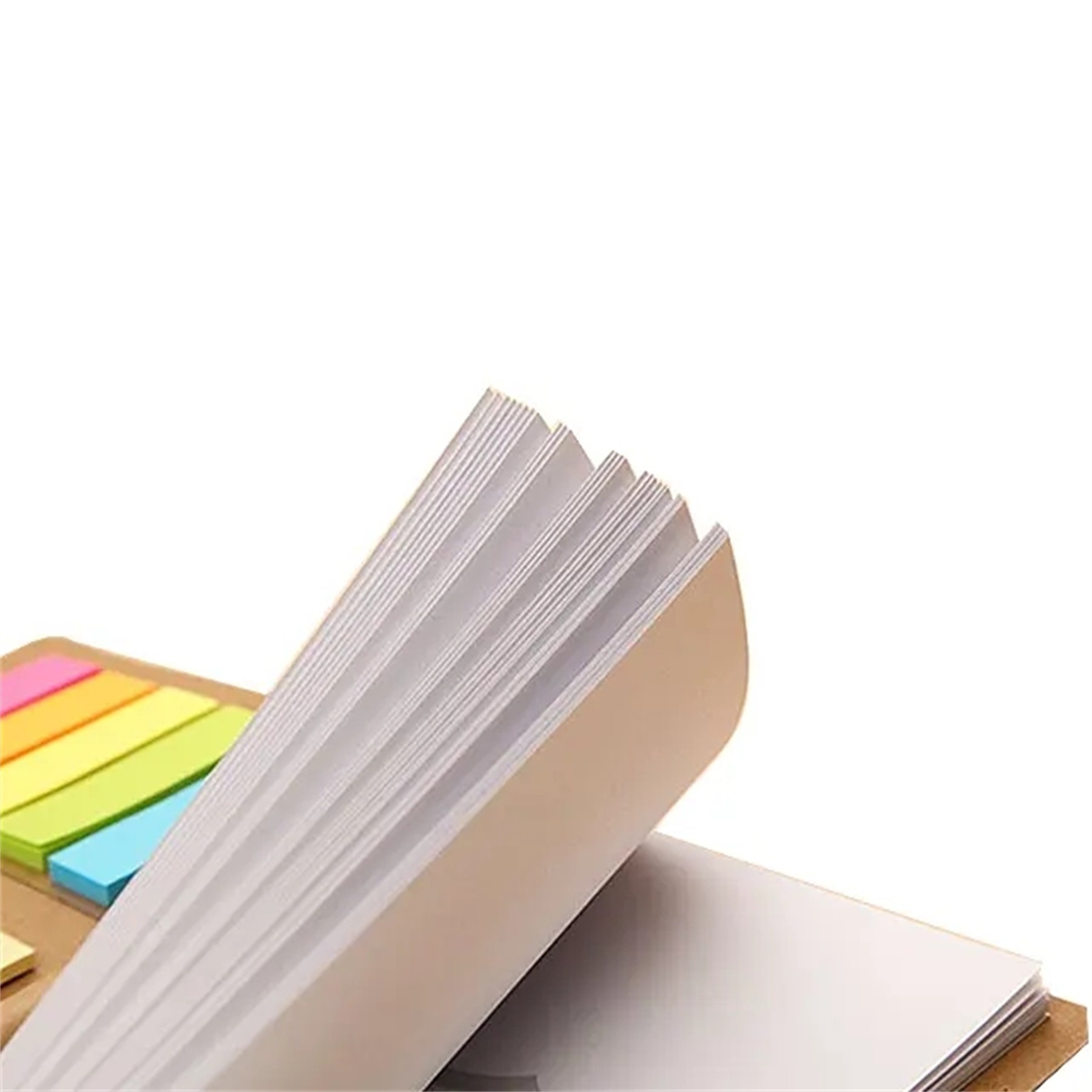 Kraft Paper Cover Notebook With Sticker And Pen 2