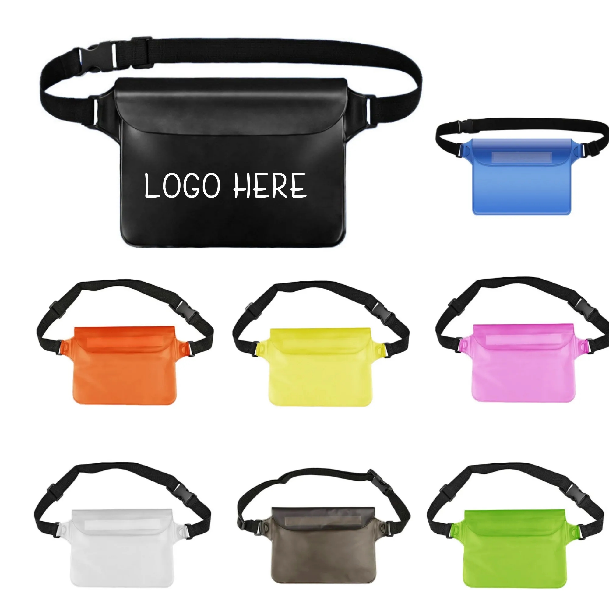PVC Waterproof Translucent Phone Waist Bag 3