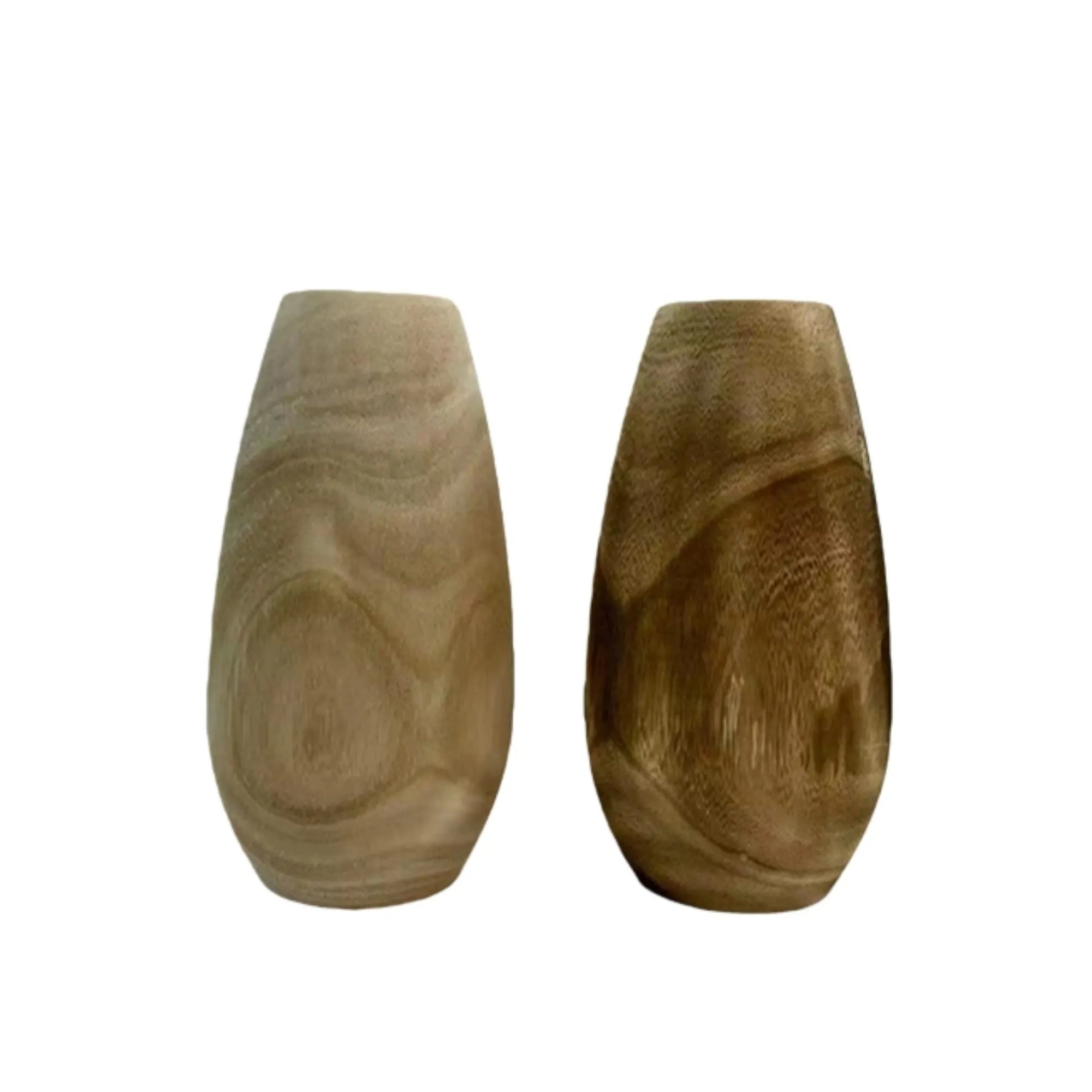 Natural Wood Flower Vase 2