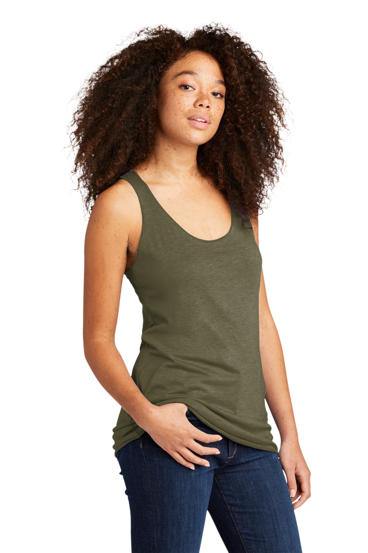 Next Level Apparel Women's Tri-Blend Racerback Tank. NL6733 12