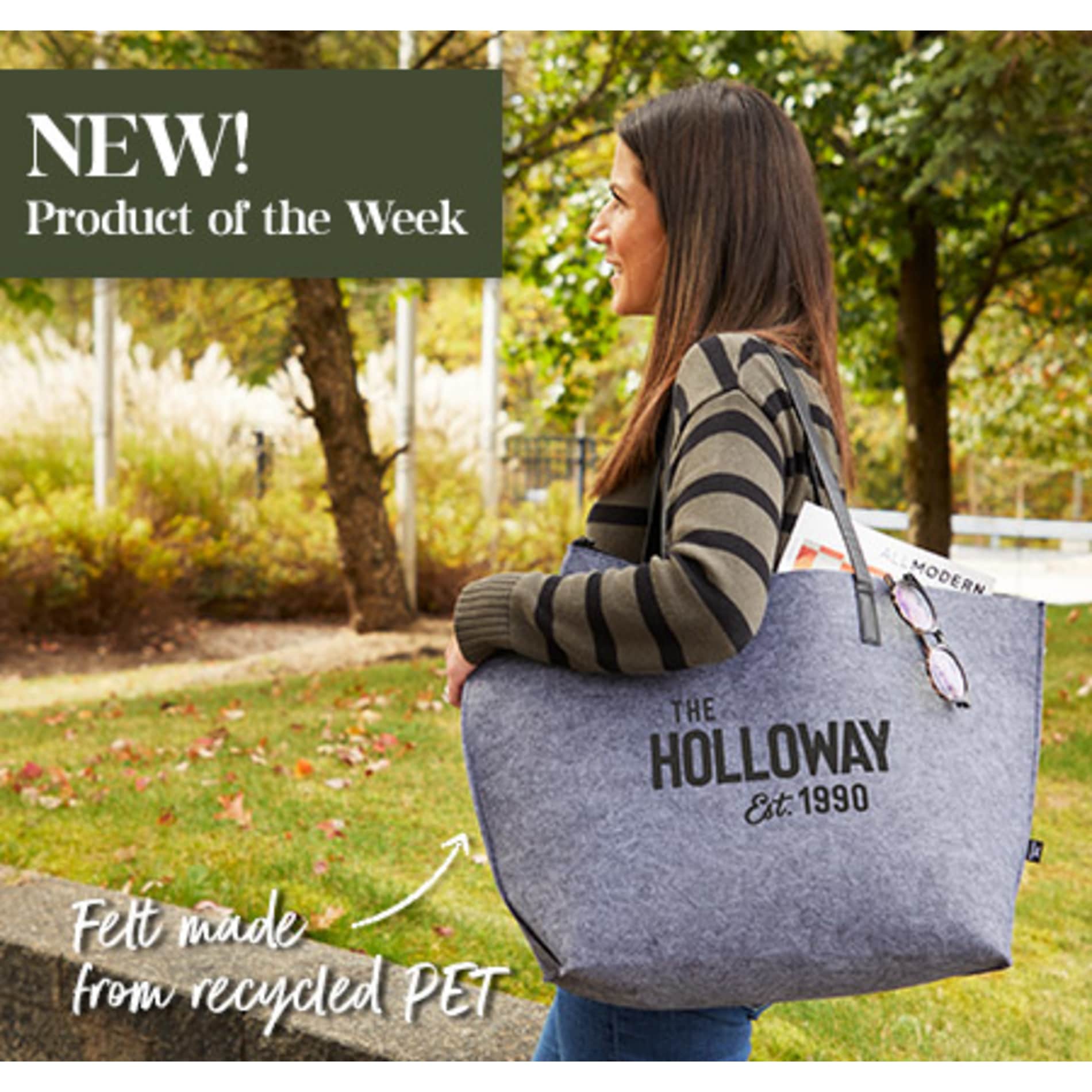 THE GOODS™ Recycled Felt Shoulder Tote 27