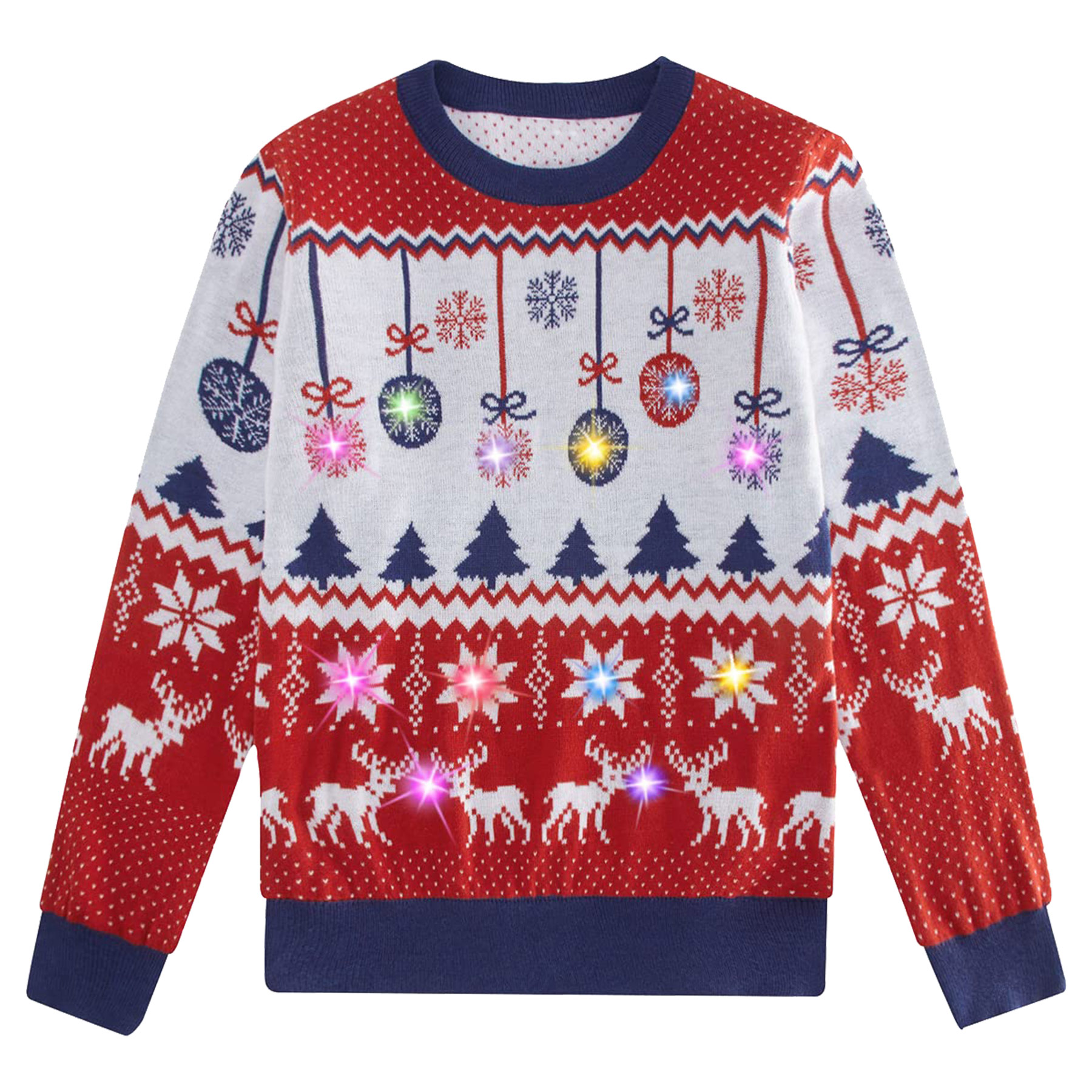 Completely Custom 100% Acrylic Jacquard Knitted Sweater 23