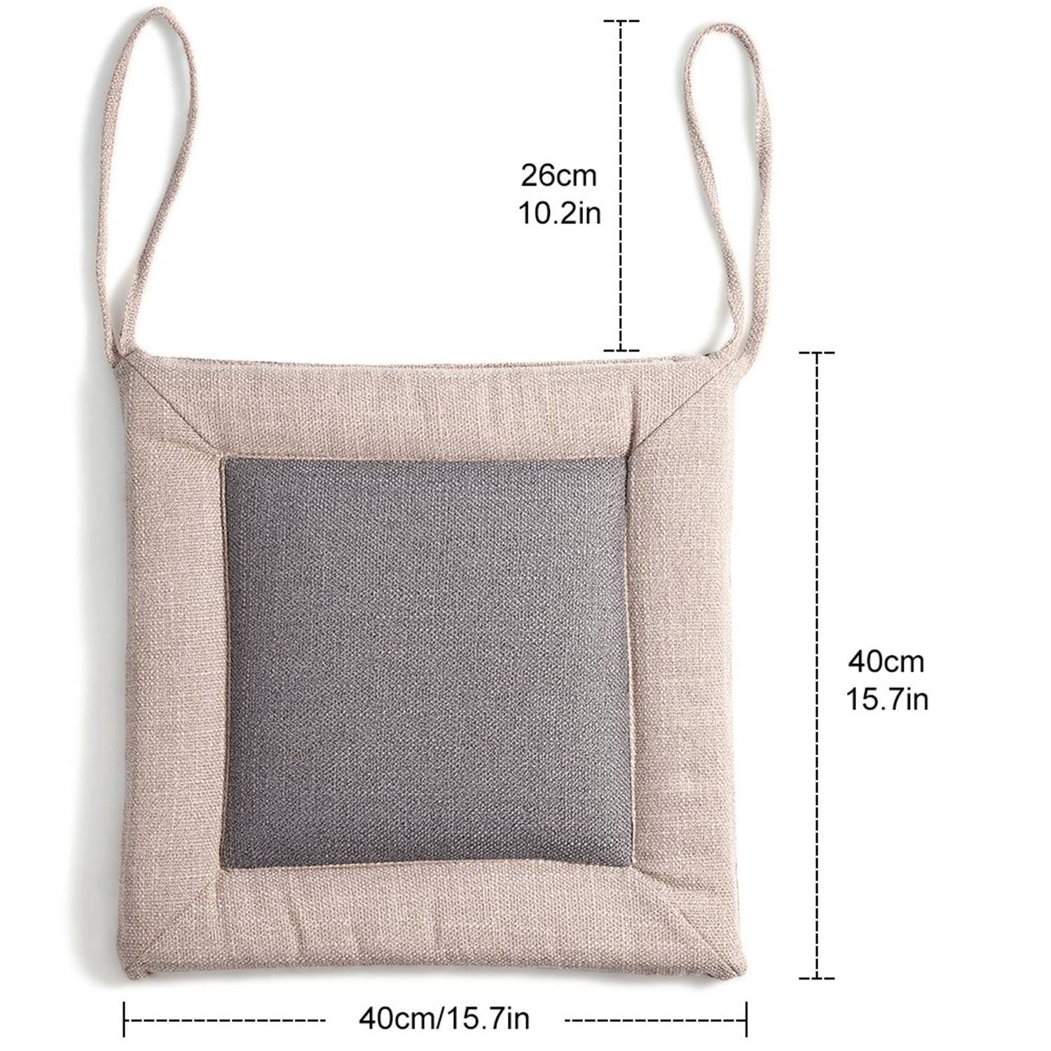 Outdoor Chair Cushions Patio Seat Cotton Linen Square Pads 7