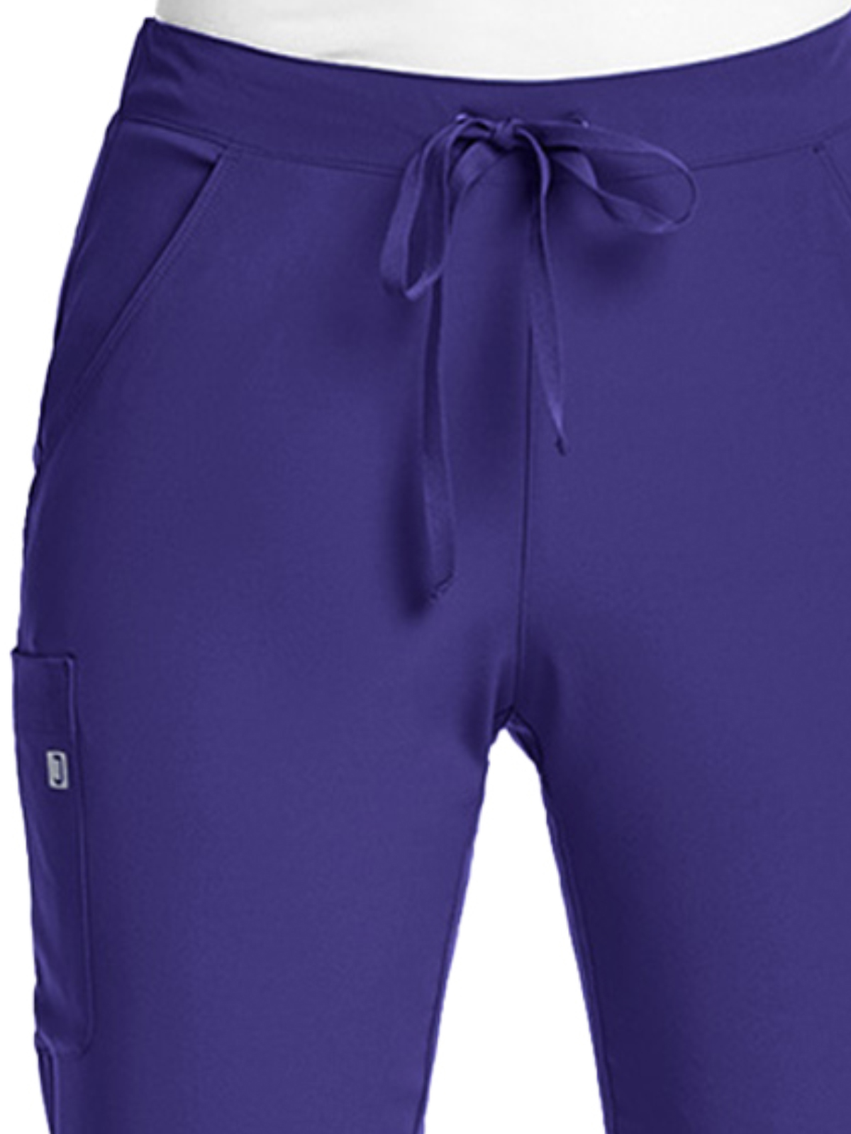 ScrubJoy Originals - Women's Fitted Five-Pocket Tapered Leg Pant 2