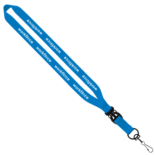3/4" Polyester Lanyard with Slide Buckle Release & Swivel Snap Hook 33