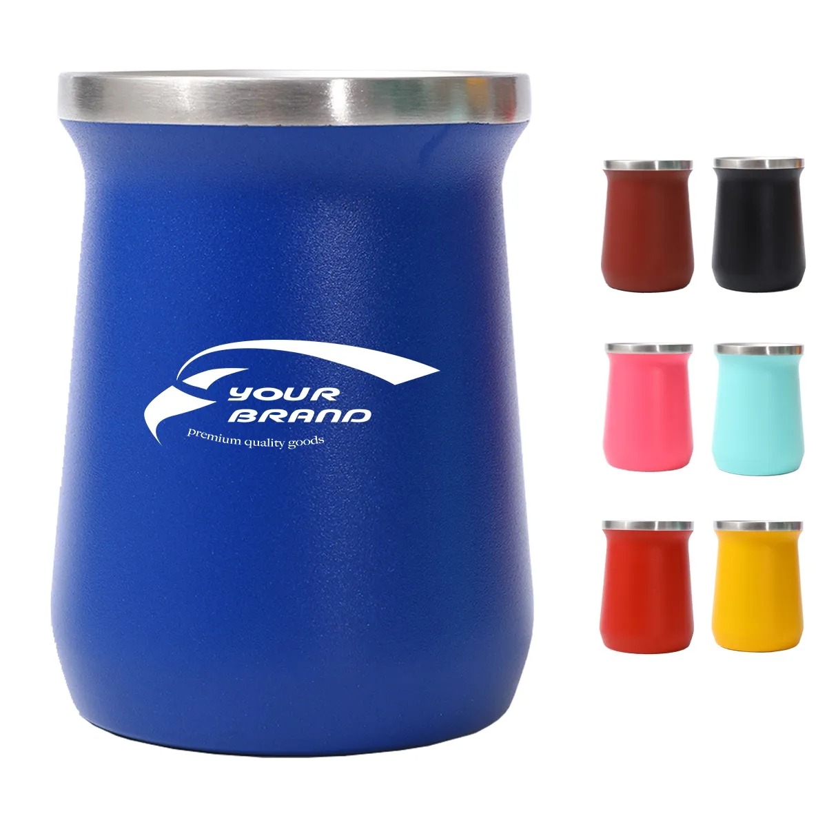 8.8oz. Stainless Steel Tumbler Double wall Mug Eggshell cup 3