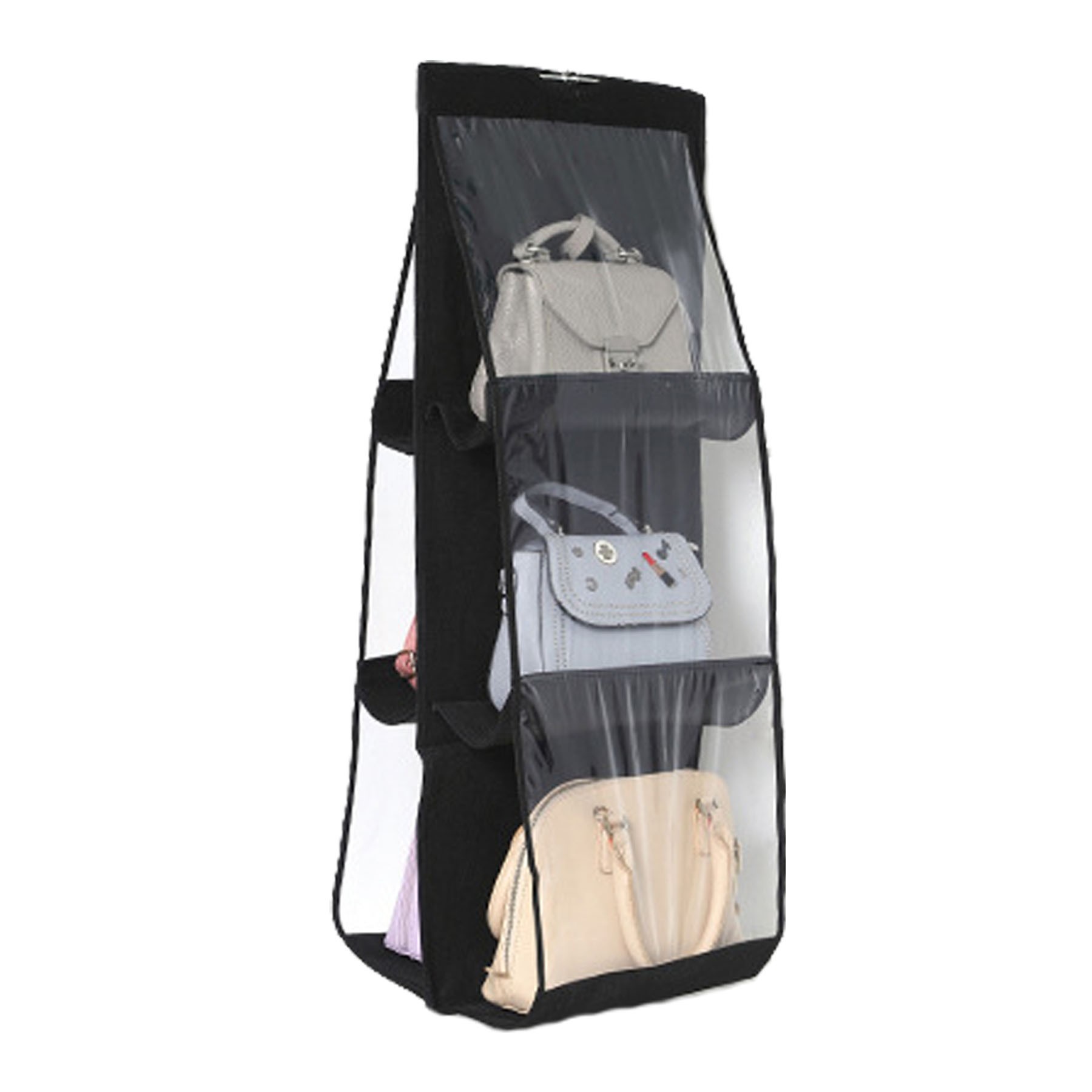 Nonwoven 6Pockets Hanging Closet Storage Bag 2