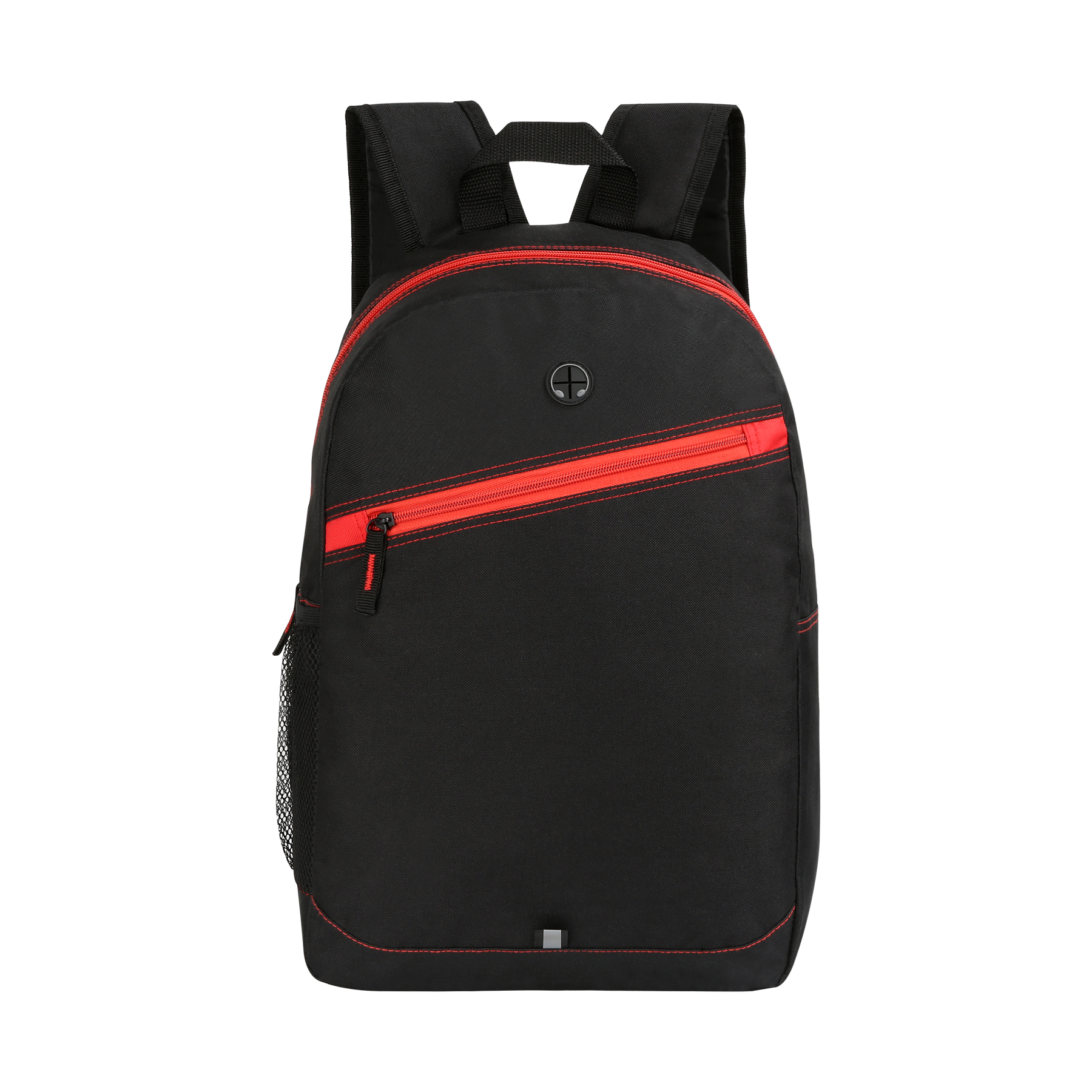 Color Zippered Stripe Daily Backpack 4