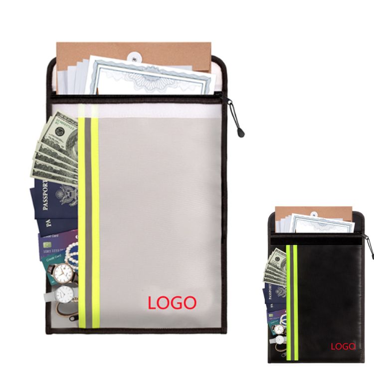 Fireproof Document Bag with 2 Pockets 3