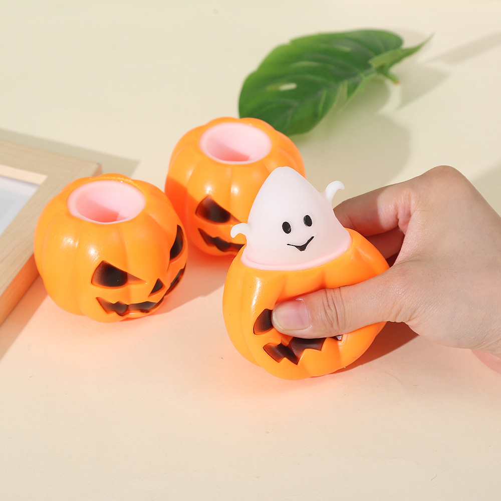 Halloween Light Up Pumpkin Stress Relief Toys 2