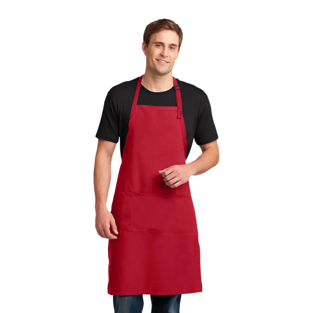 Port Authority EasyCare Extra Long Bib Apron w Stain Release 4