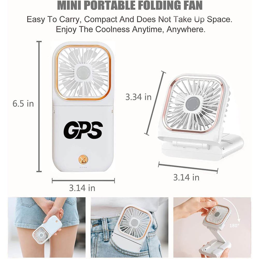 3 IN 1 Mini Fan 3,000mAh Power Bank 2