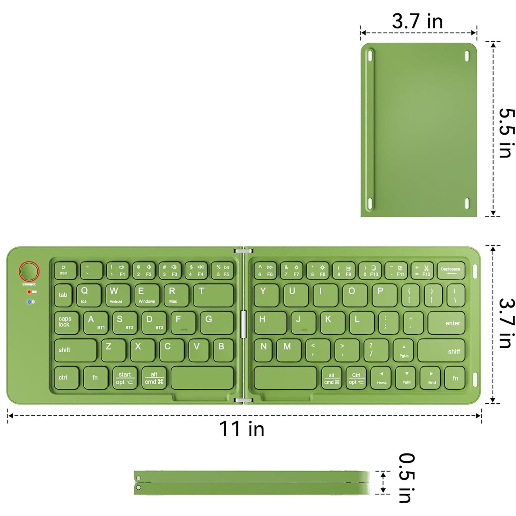 Mini Foldable Bluetooth Keyboard 2