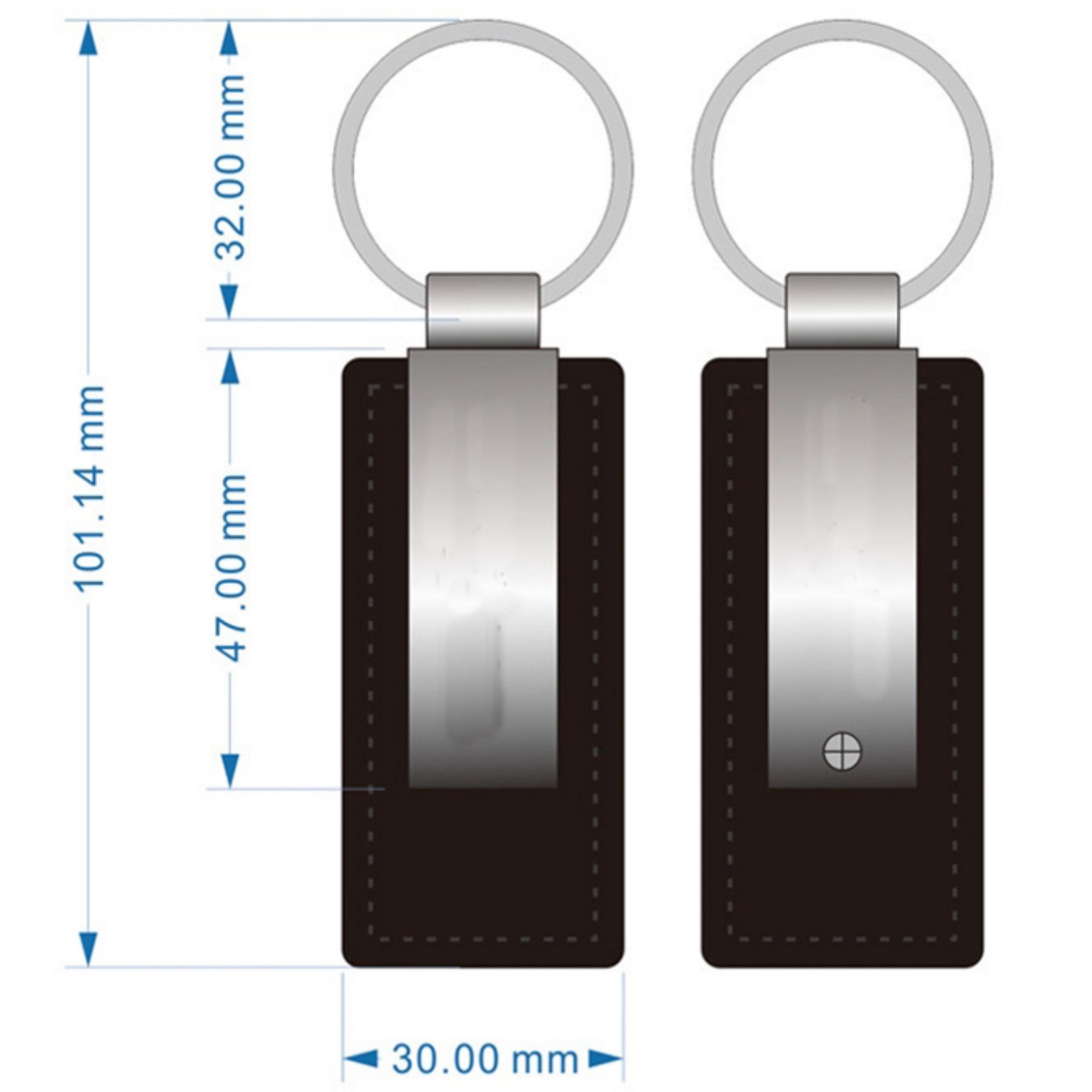 PU Leather Keychain 2