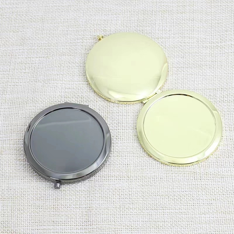 Round Metal Makeup Mirror 2