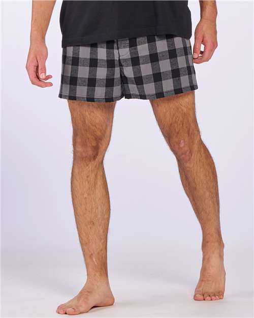 Men's Double Brushed Flannel Boxers - BM6701 26