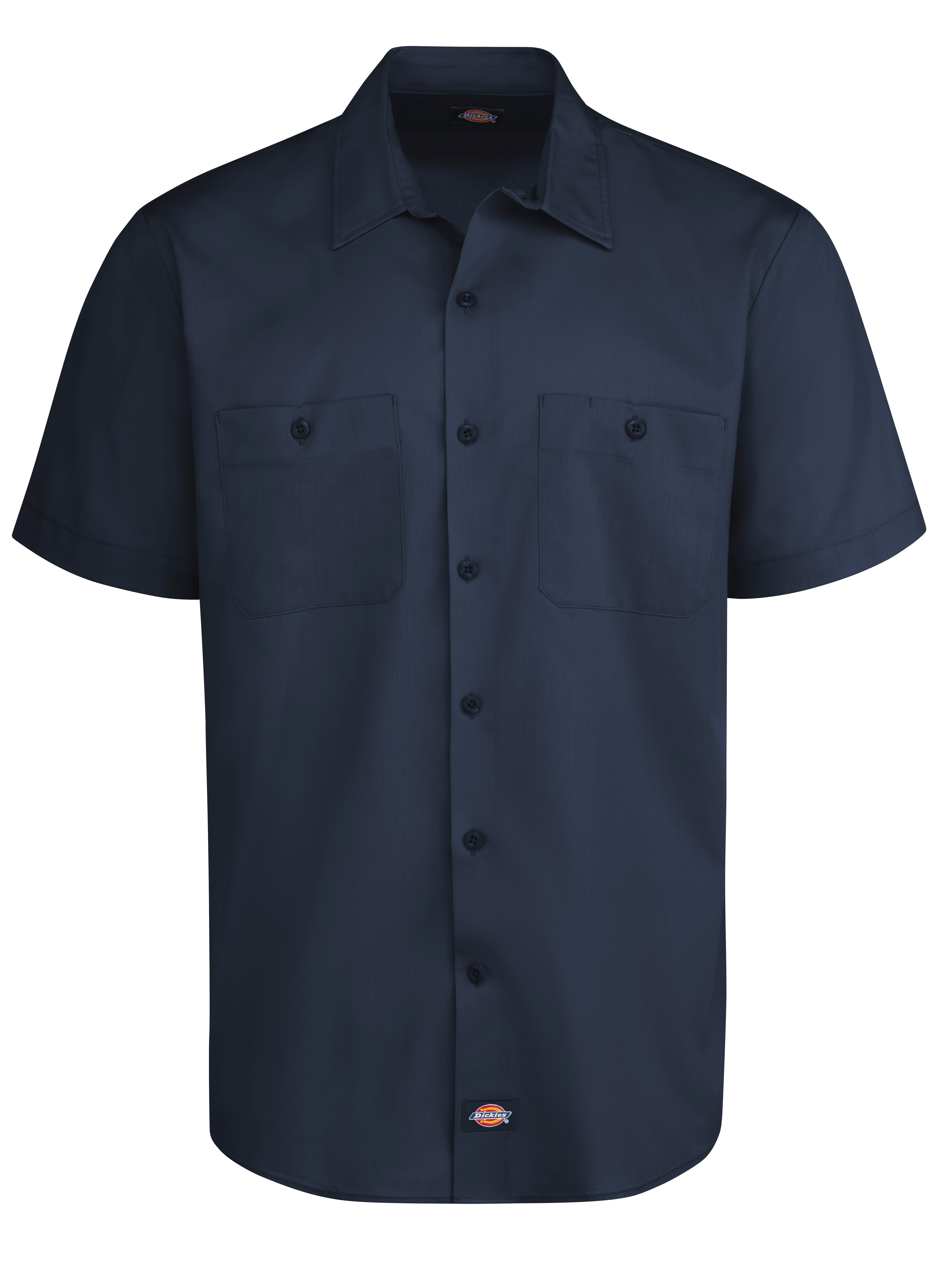 Dickies® Men's Industrial WorkTech Ventilated Short-Sleeve Work Shirt With Cooling Mesh 3