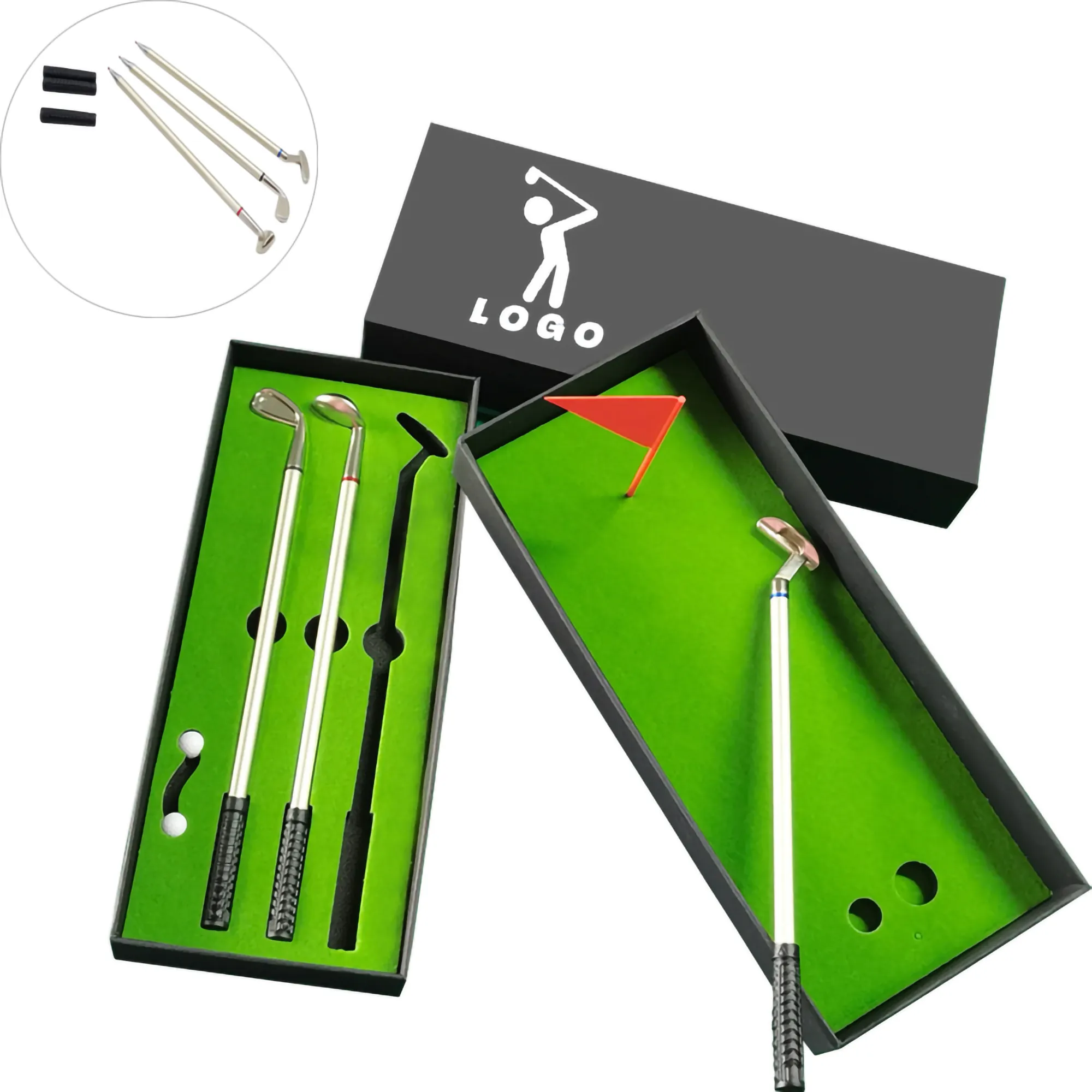 Mini Golf Ballpoint Pen Gift Set 2