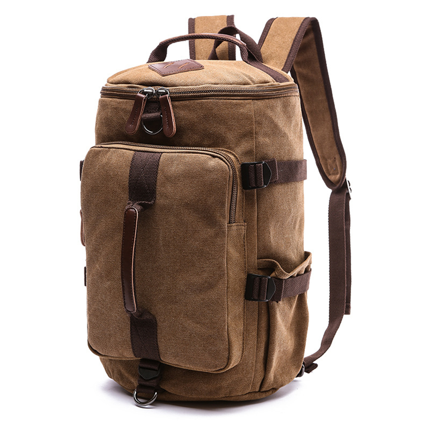 Vintage Canvas Convertible Travel Backpack 3