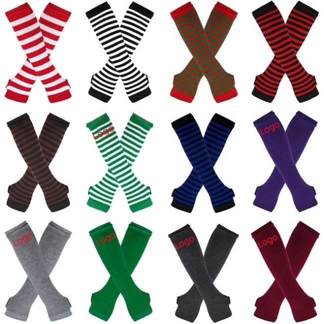 Knit Arm Warmer Gloves 4