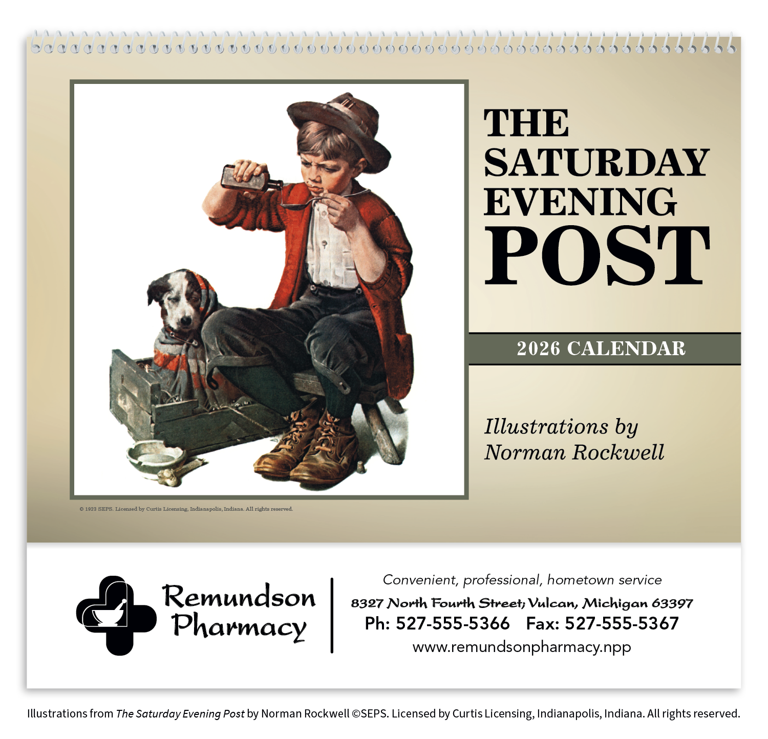 Triumph® Calendars The Saturday Evening Post Pocket Calendar 47