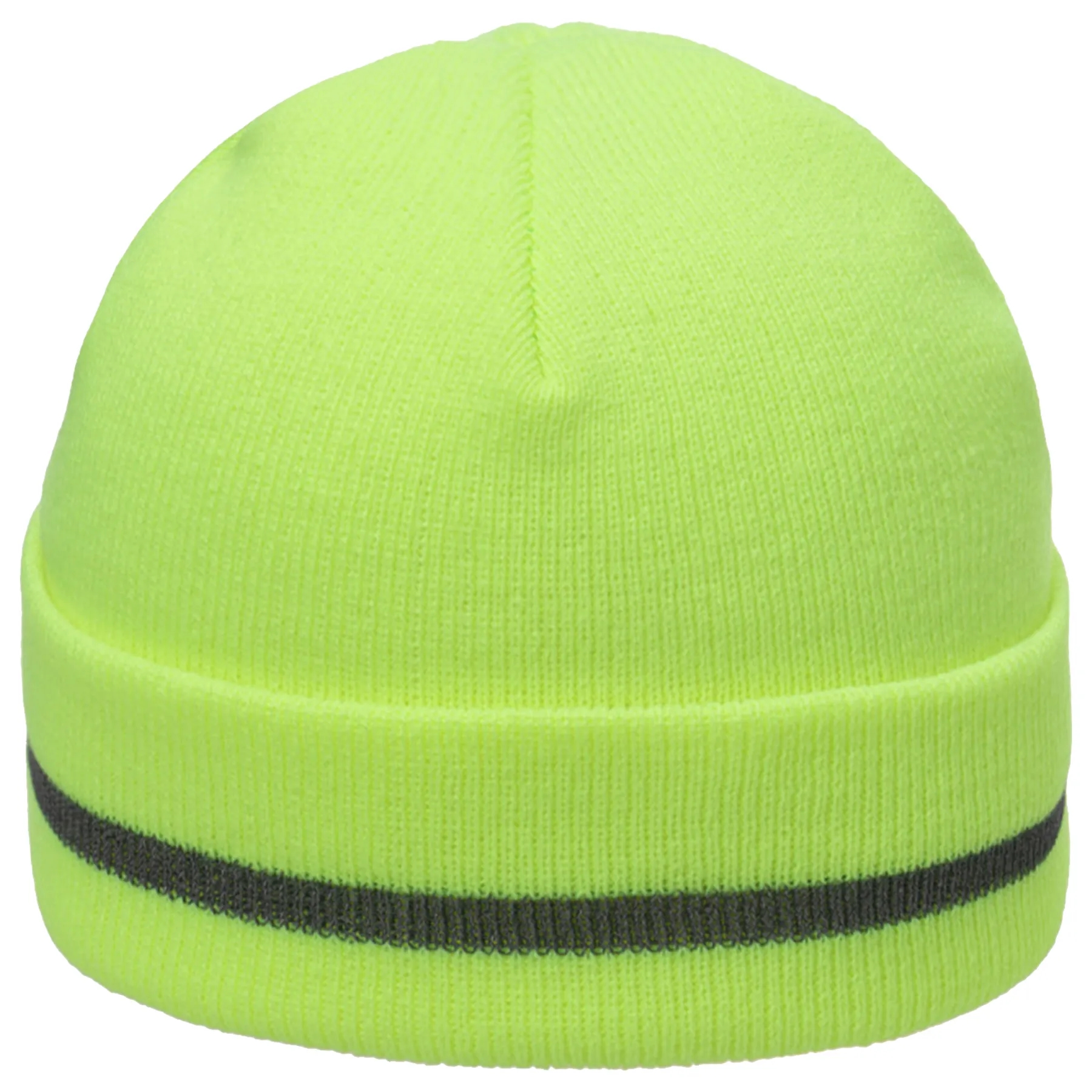 Embroidered Reflective knitted beanie hat 3