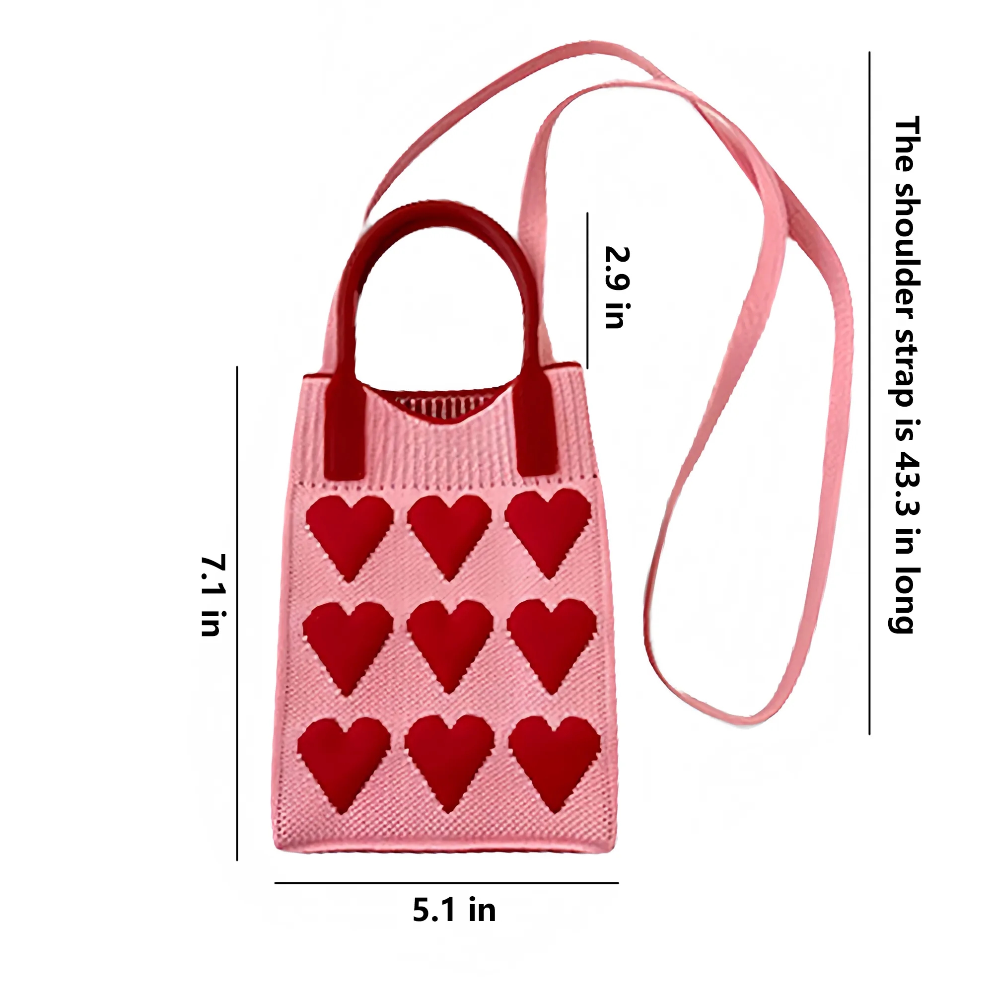 Mini Knitted Crossbody Bag Free Shipping 3