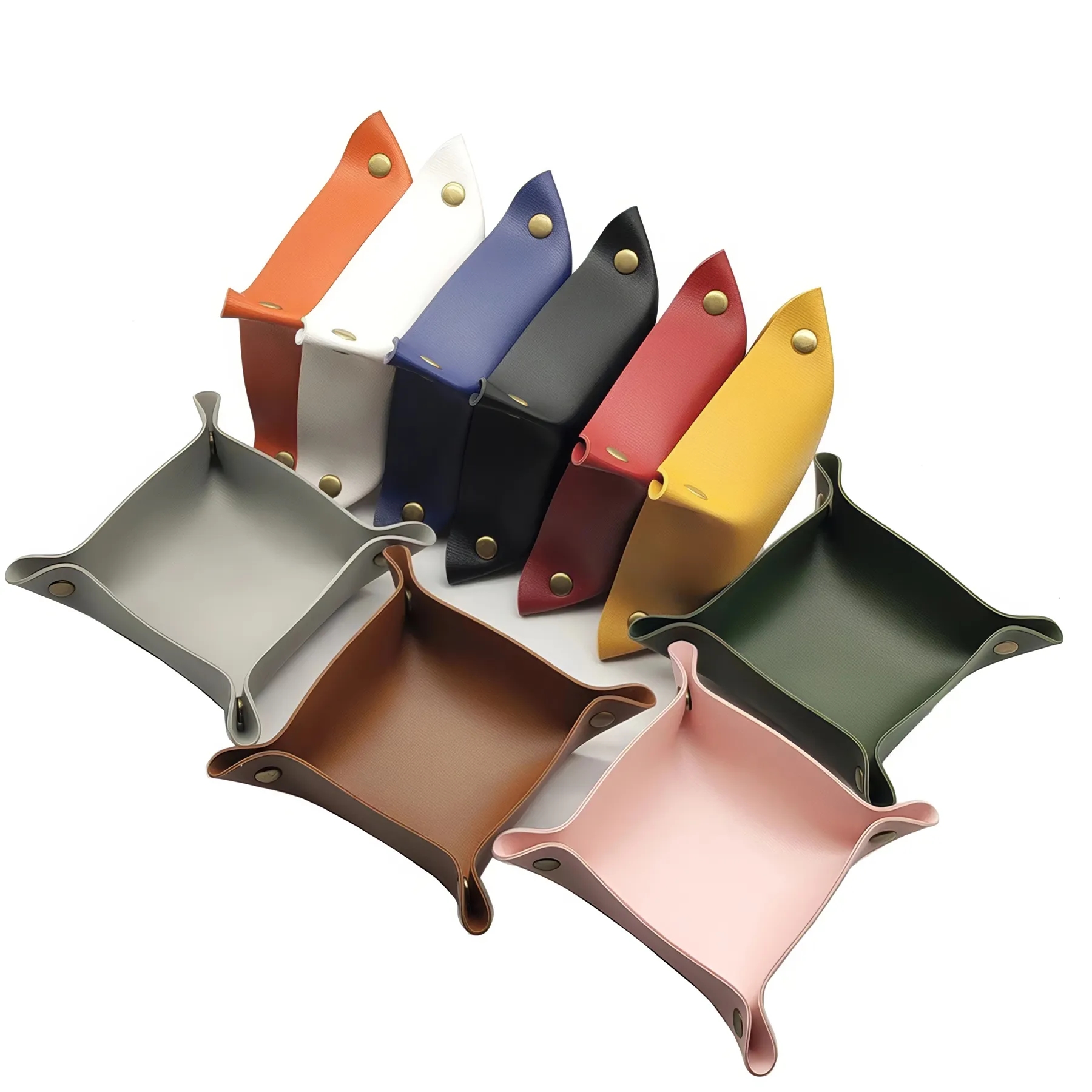 PU Leather Jewelry Valet Tray 3