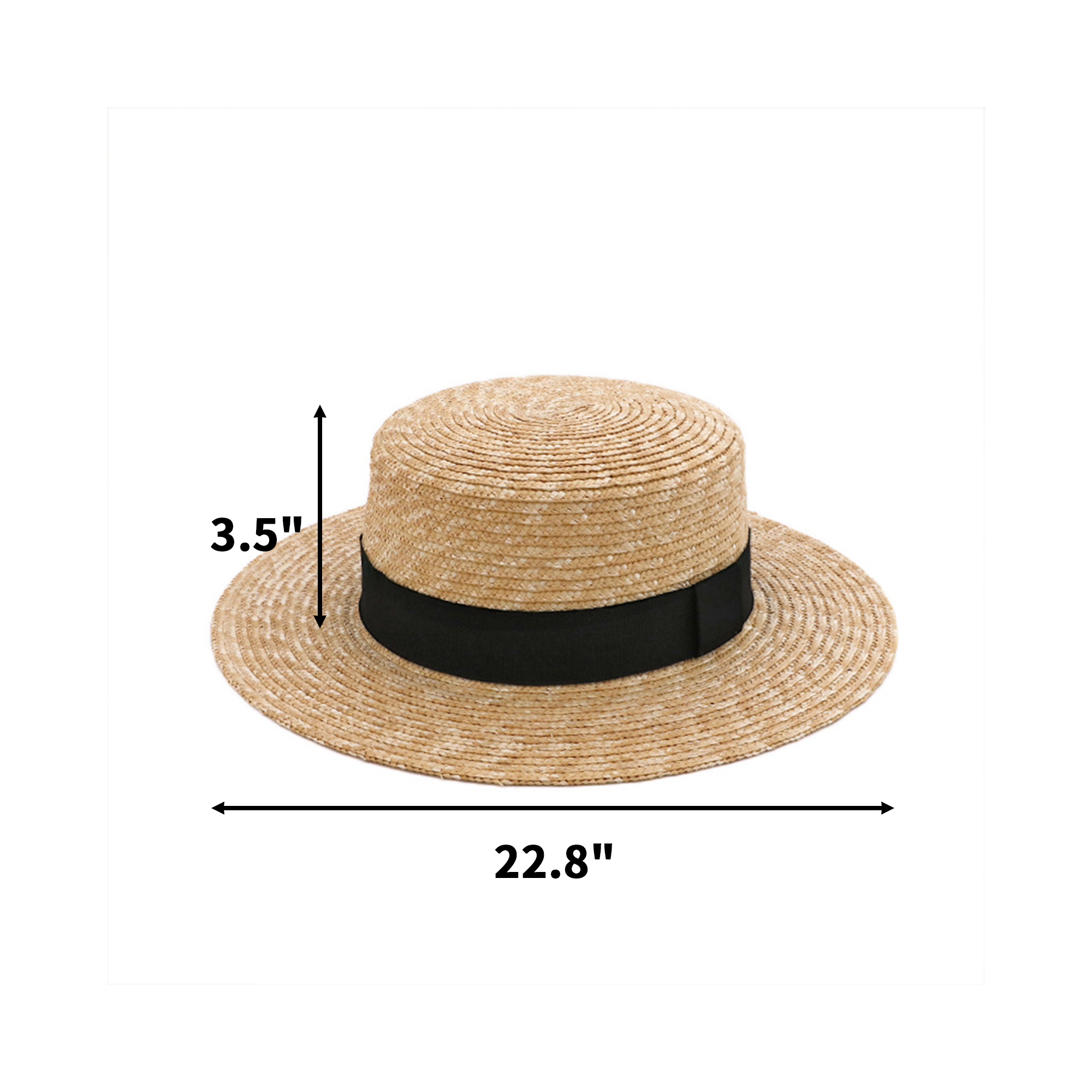 Wide Brim Straw Fedora With Ribbon Band 4