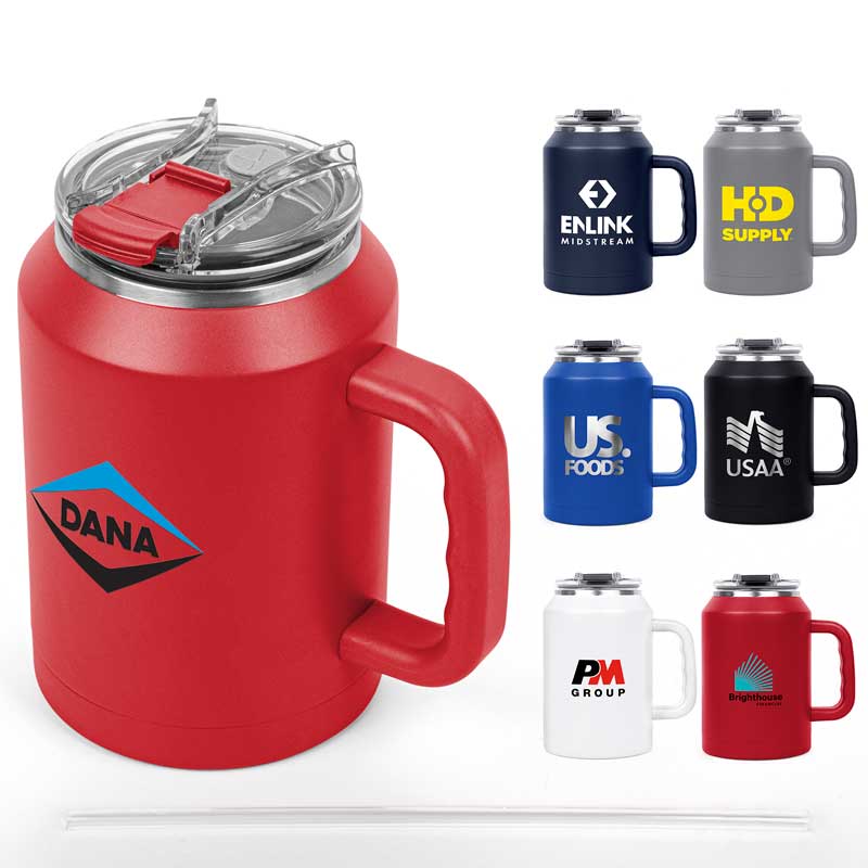 Rhino Mug & Straw Lid with Locking Flip Closure 50oz 2