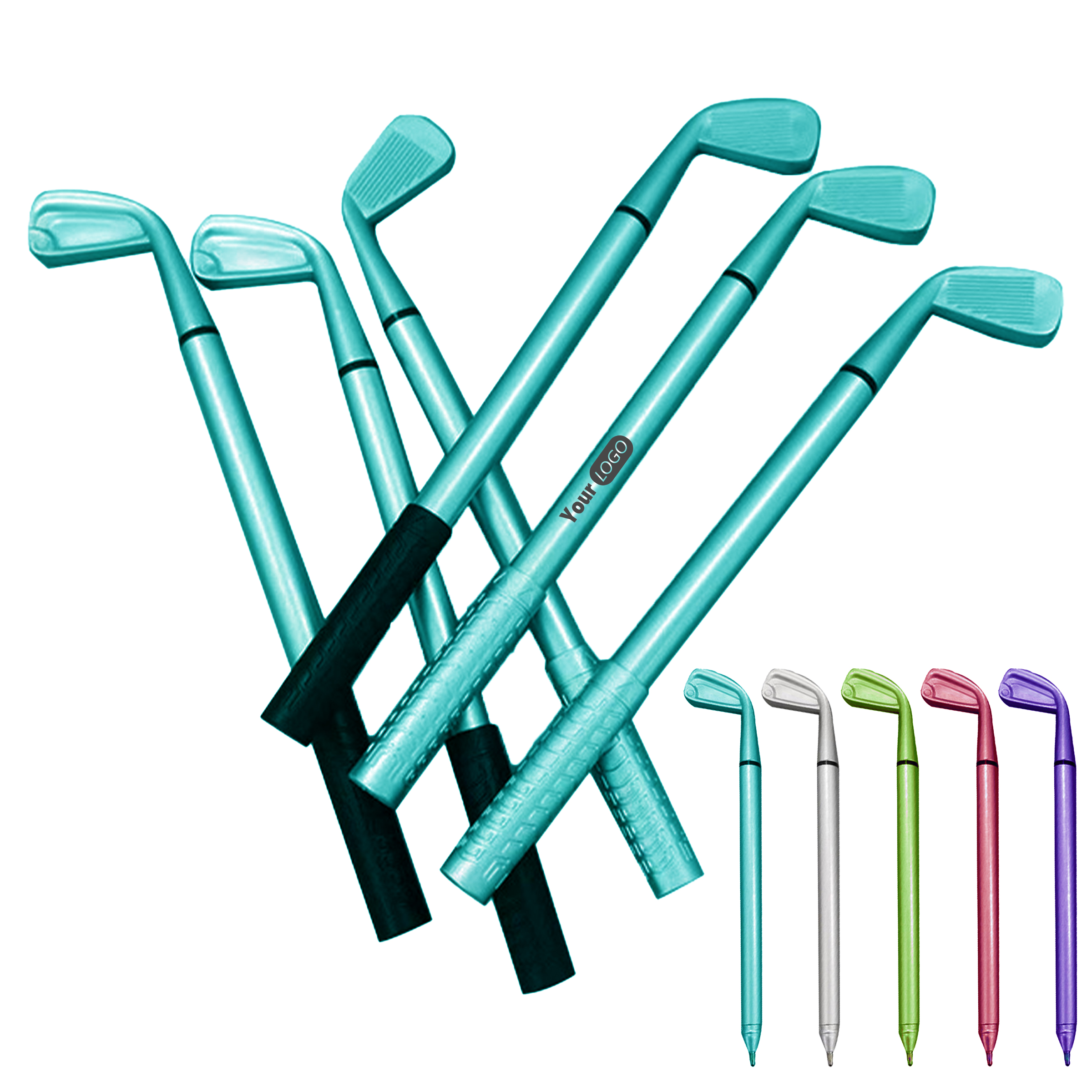 Plastic Creative Golf Gift Pen Set With Custom Logo For Golf Enthusiasts 2