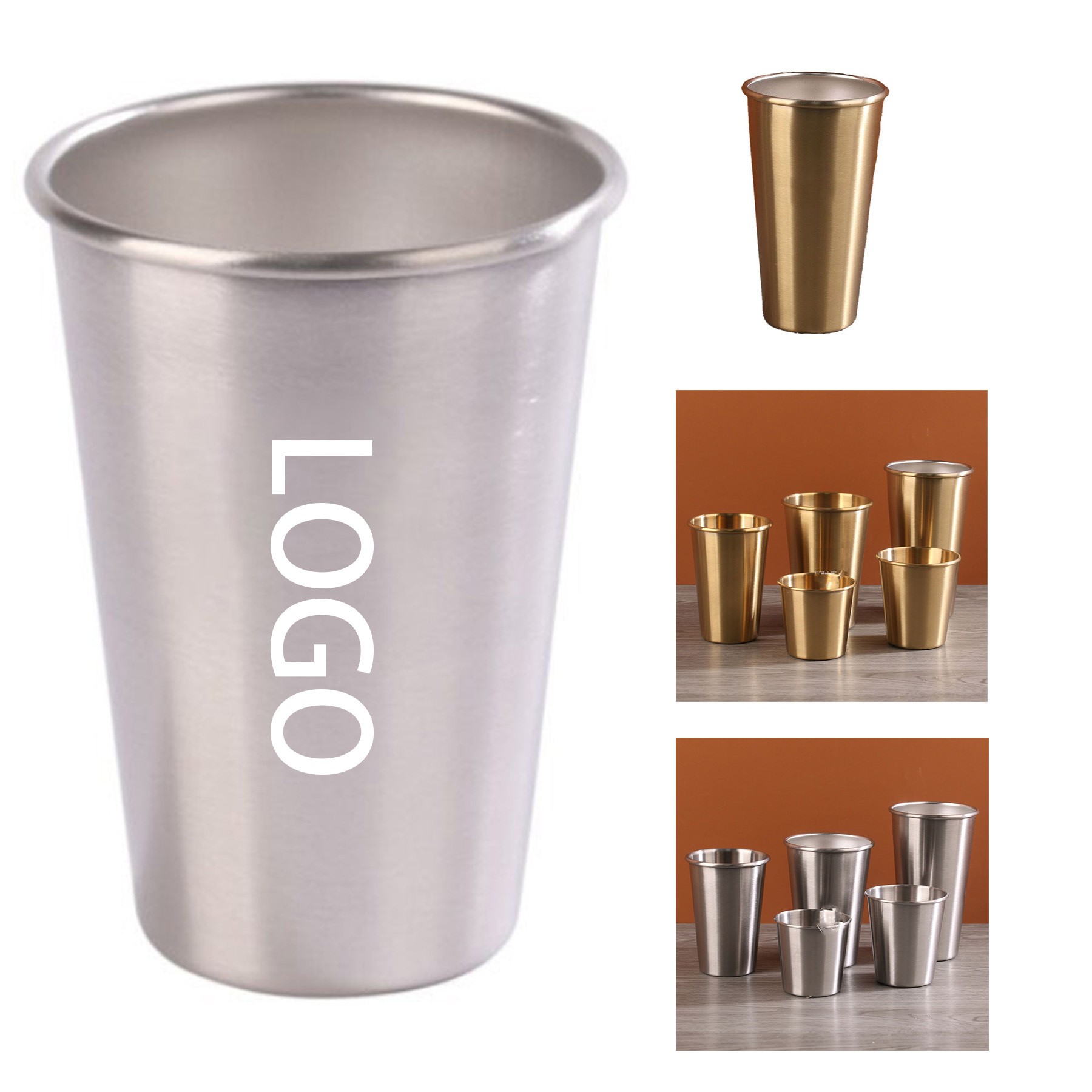 10oz Stainless Steel Pint Cup