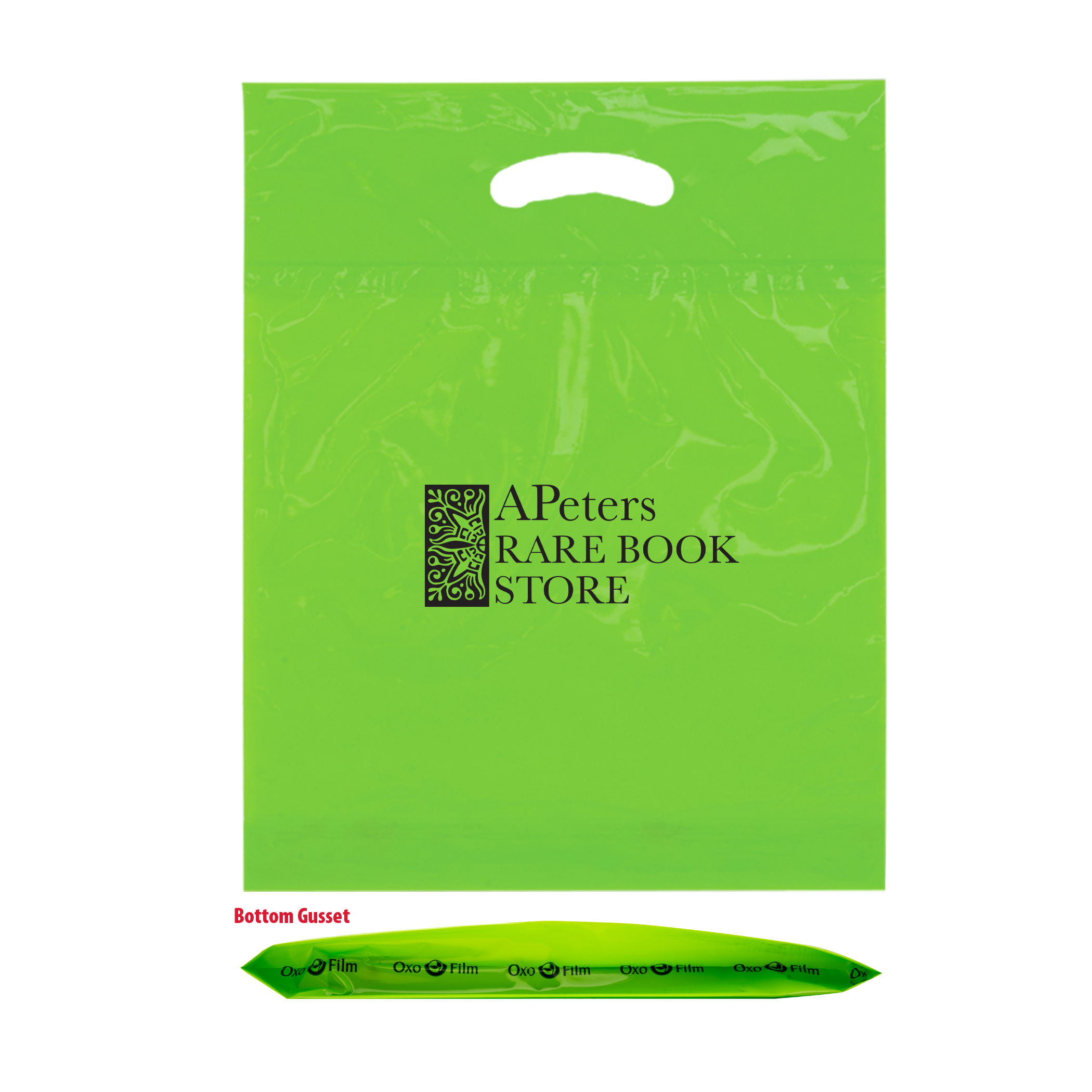 Oxo-Reusable Plastic Fold Over Die Cut Bag 7