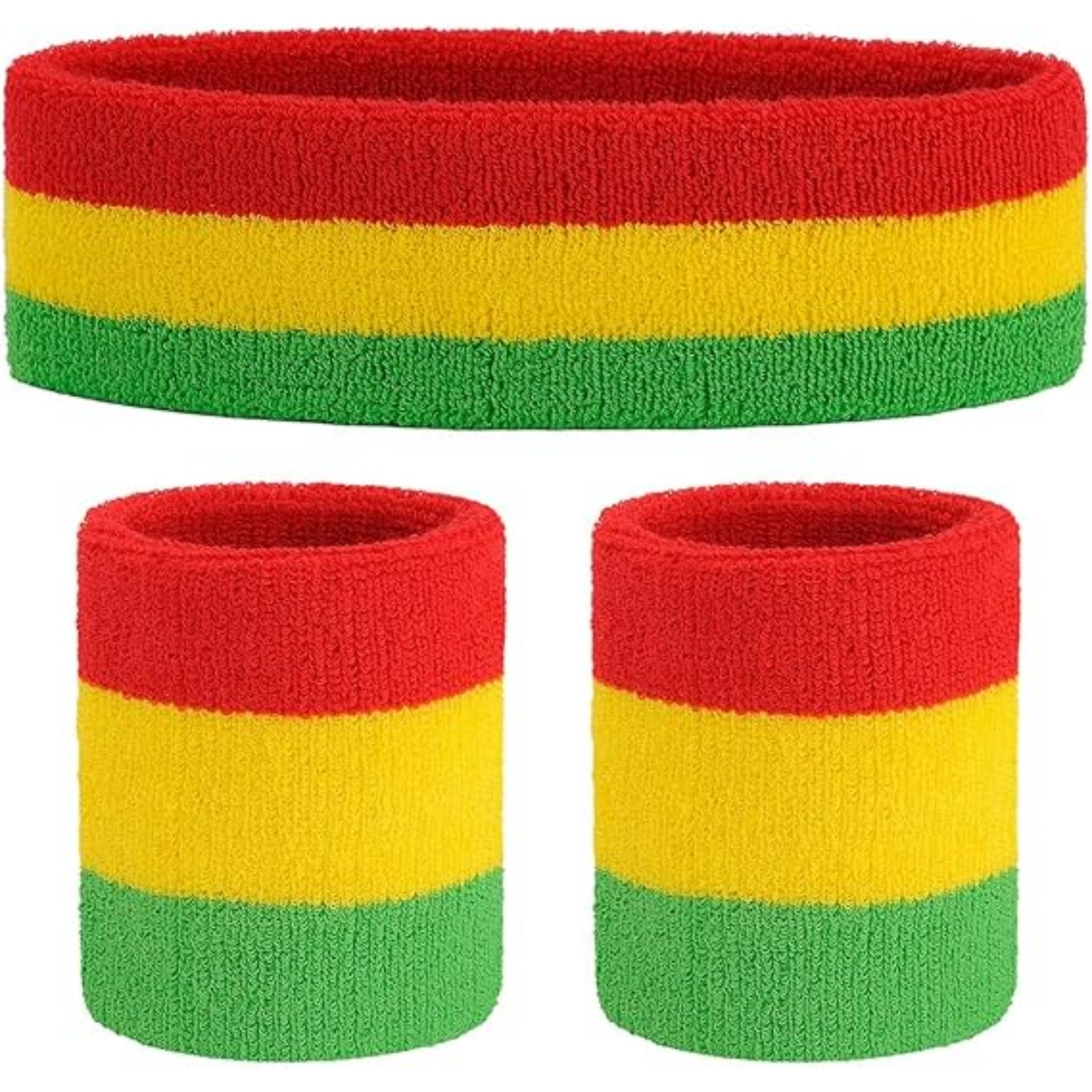 Sweatbands Exercise Eadband Wristband Set 7