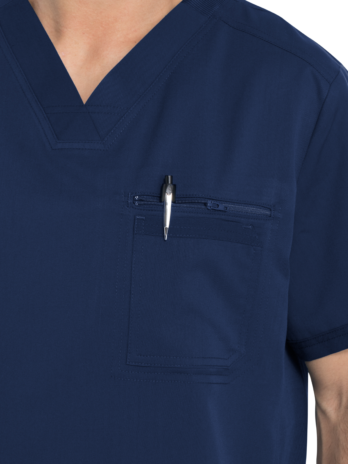 Dickies Medical - Balance - Men's 2-Pocket Tuckable V-Neck Top 18