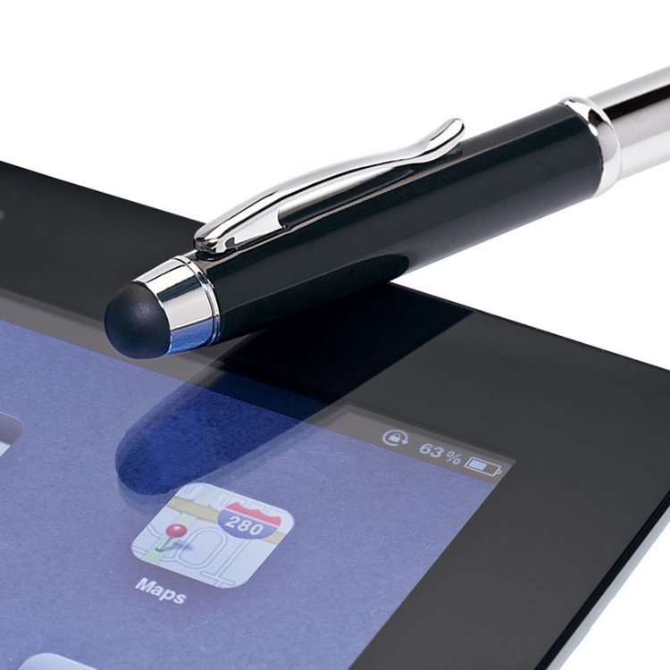 4-in-1 Ballpoint Pen with Laser Pointer, LED Light & Stylus 2