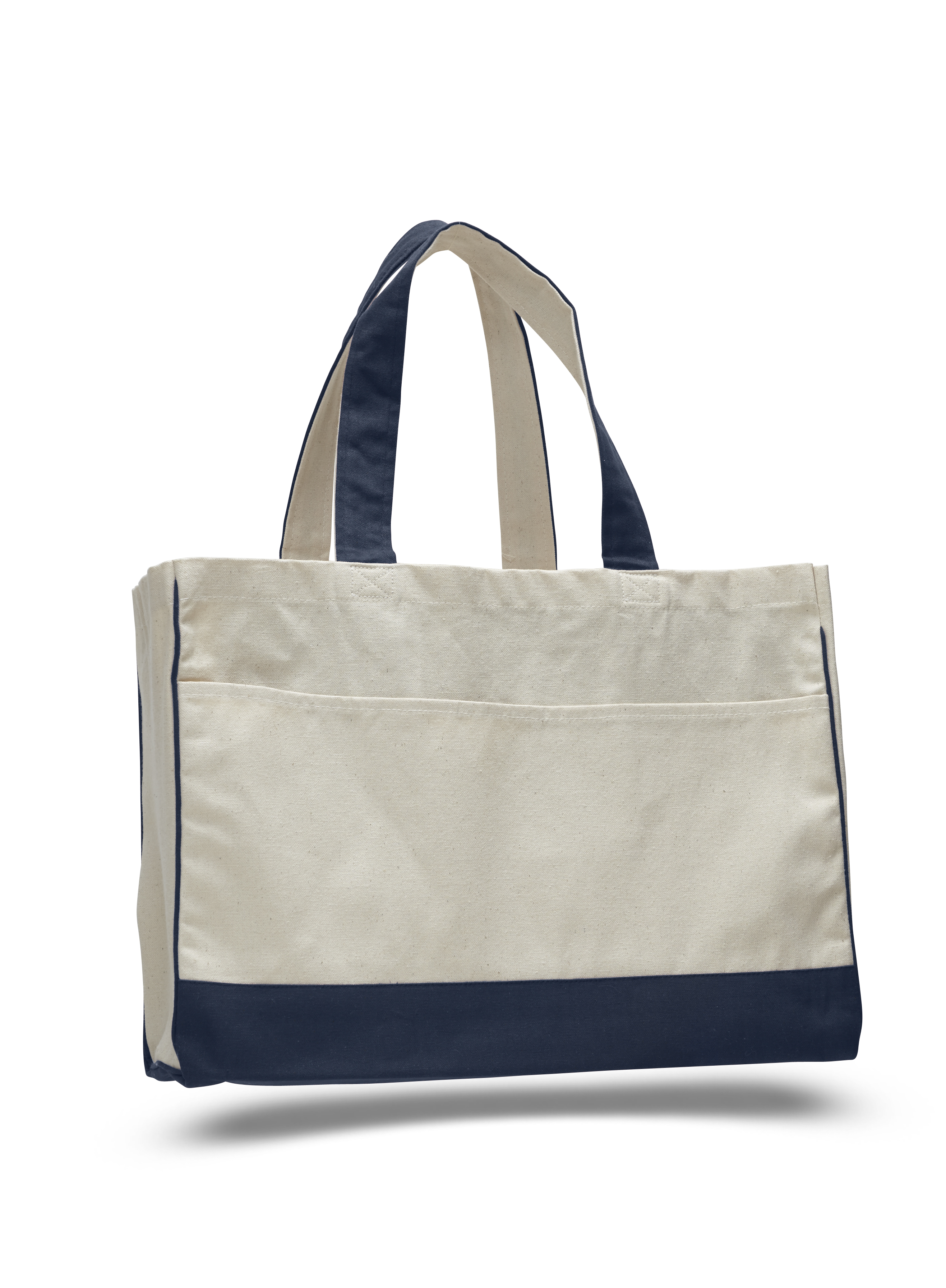 Heavy 12 oz. Cotton Canvas Shopping Tote - Colors, custom tote bag with logo imprint 8