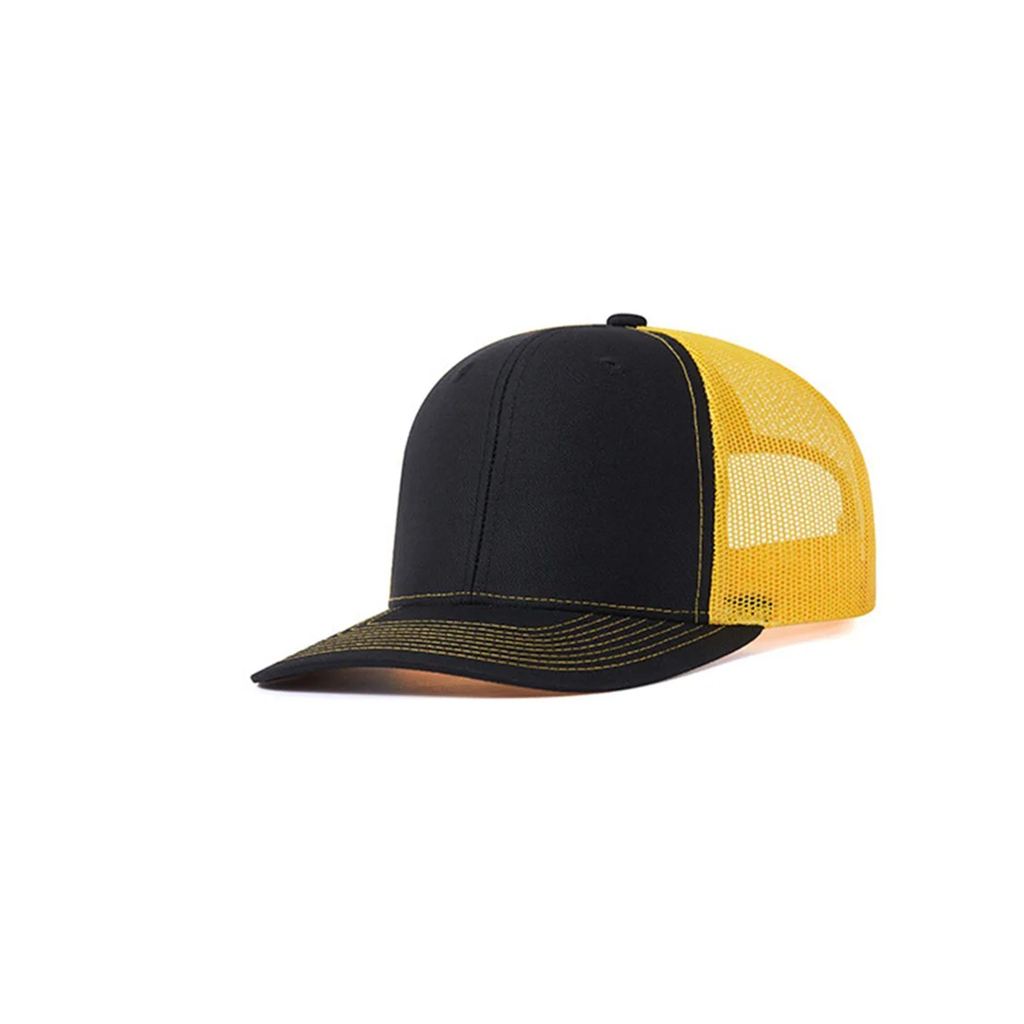 Brushed Cotton Mesh Trucker Cap Adjustable Fit 53