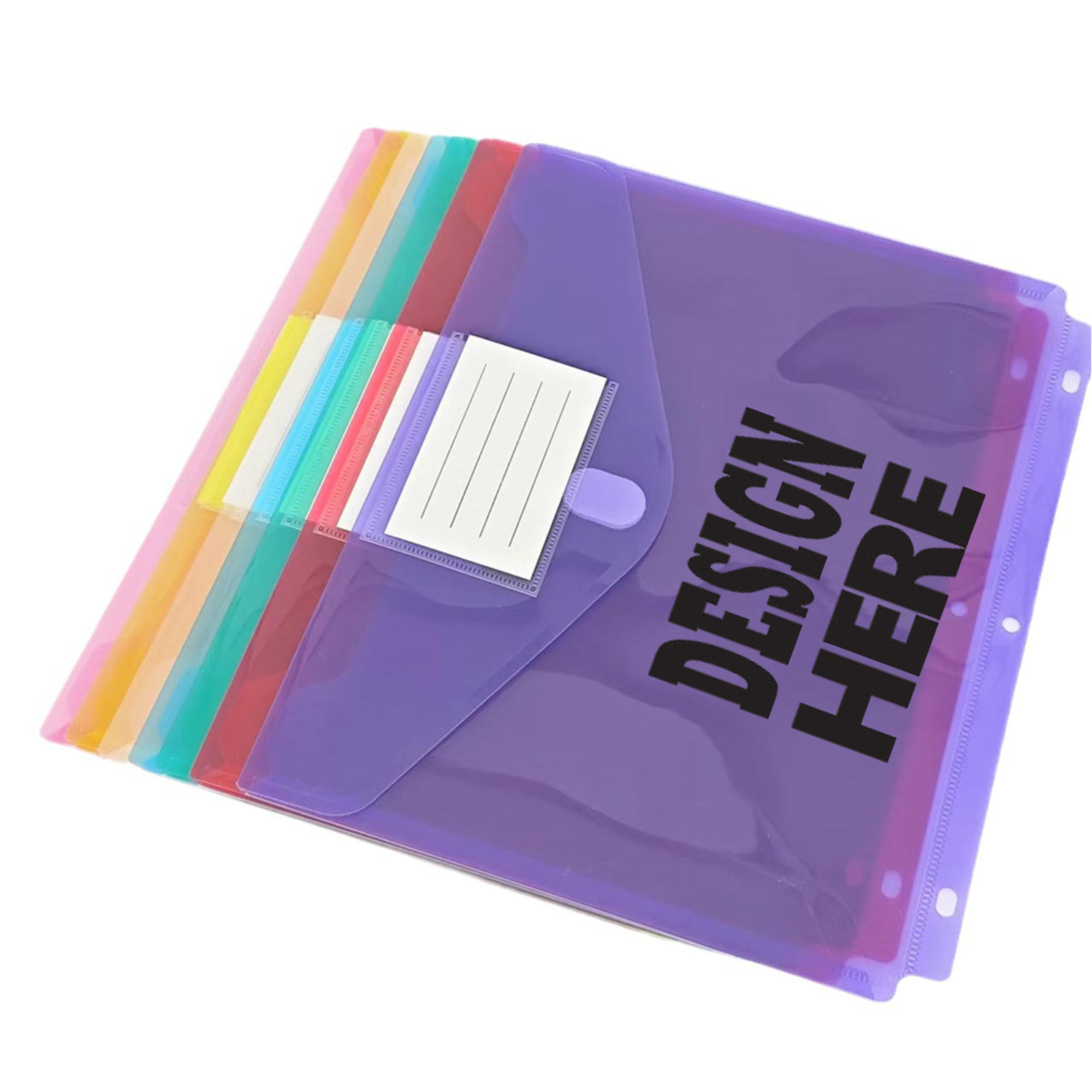 Custom A4 Waterproof File Folder With 2